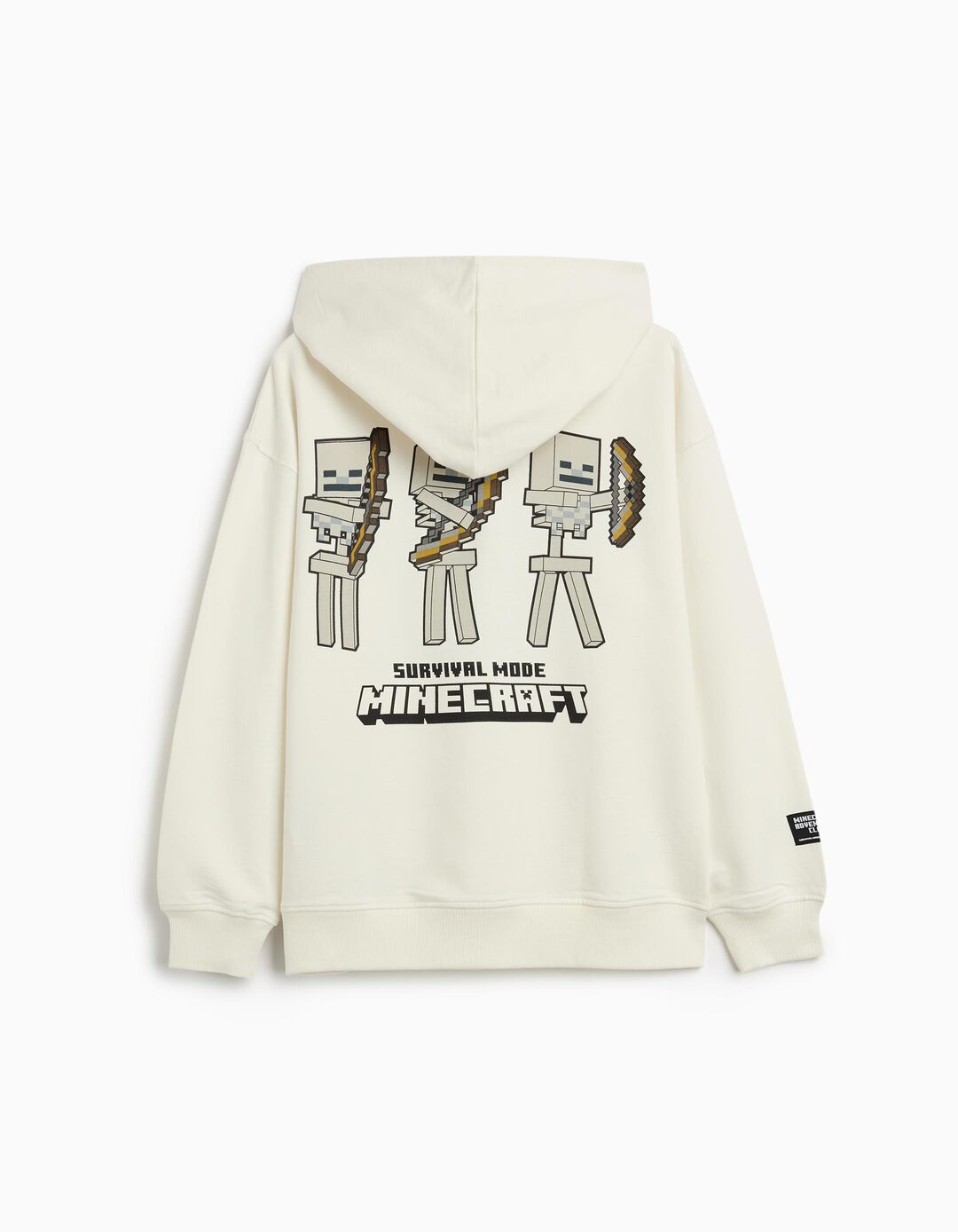 Casaco com Capuz 'Minecraft', Menino, Branco