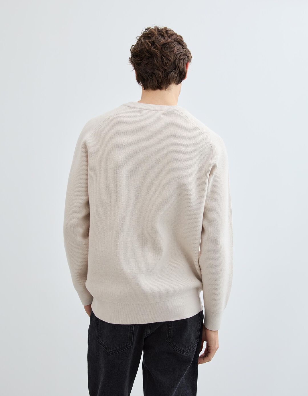 Camisola de Malha, Homem, Azul Escuro