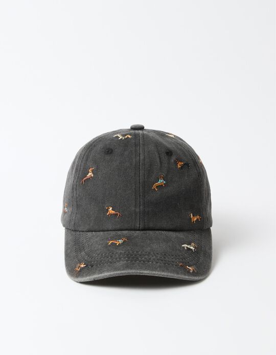 Comprar Online Bon&eacute; Bordado, Mulher, Cinzento