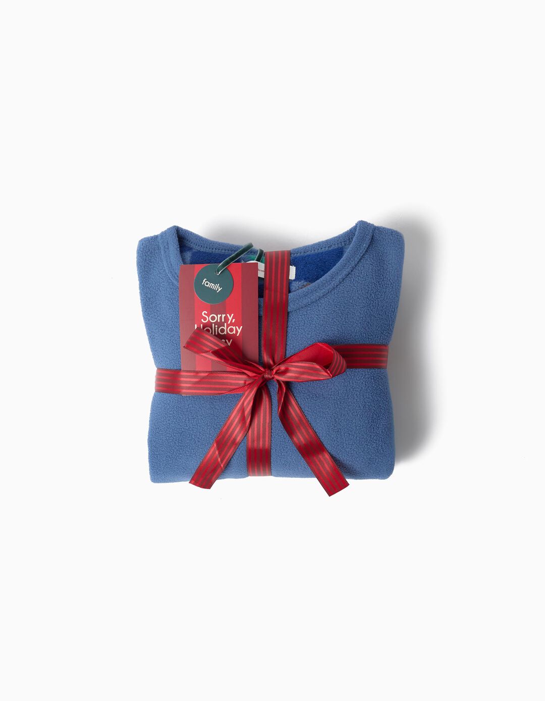 Pijama Polar De Natal, Menina, Azul Escuro