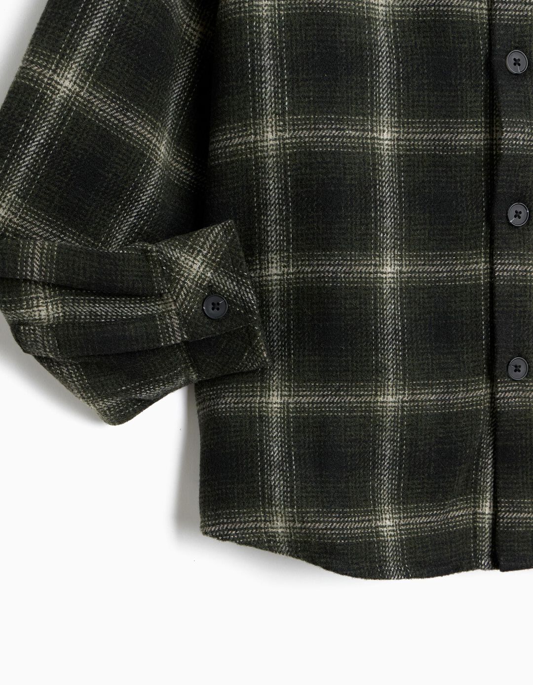 Camisa Xadrez, Menino, Verde Escuro
