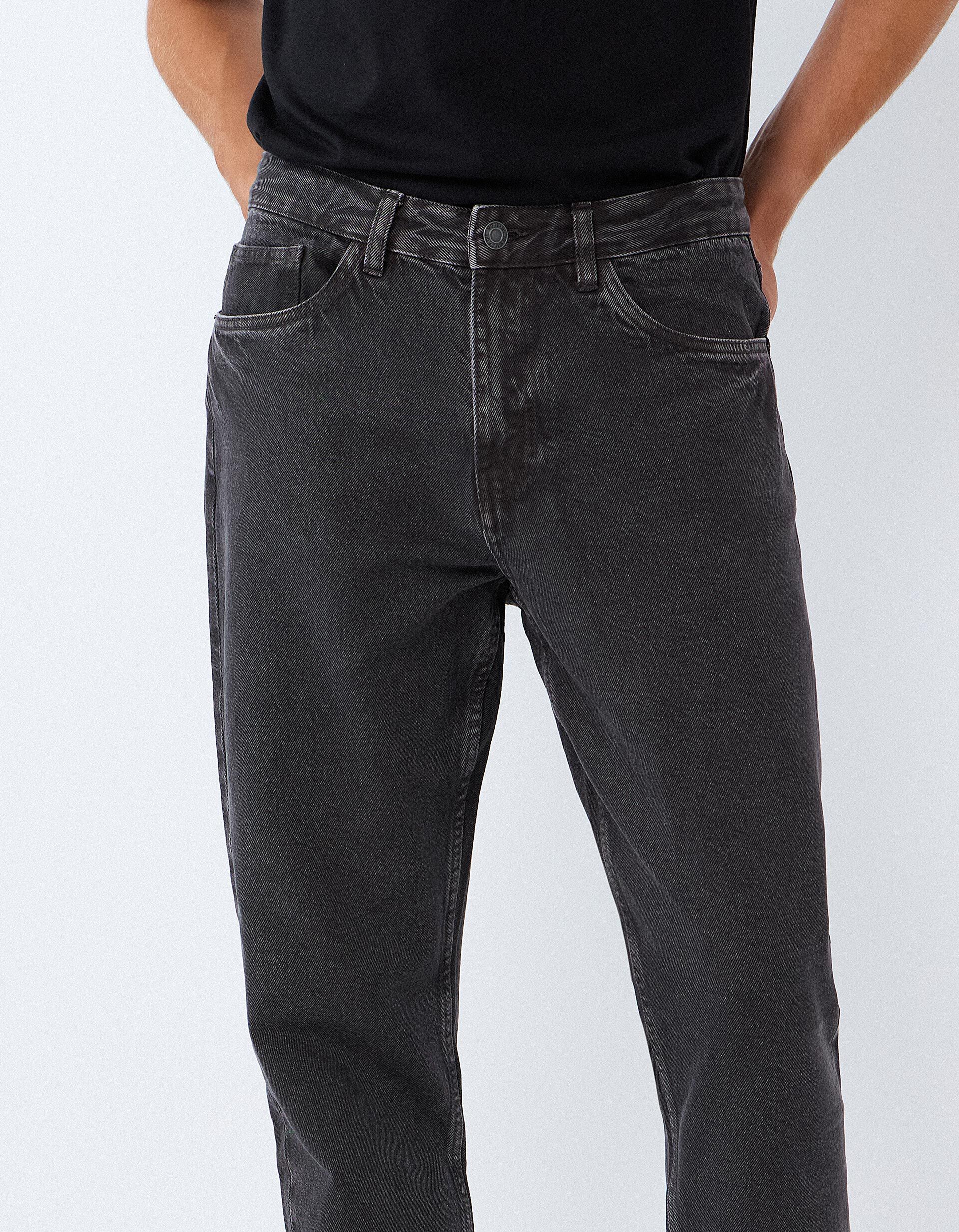Comprar Online Cal&ccedil;as de Ganga Relaxed Fit, Homem, Cinzento Escuro