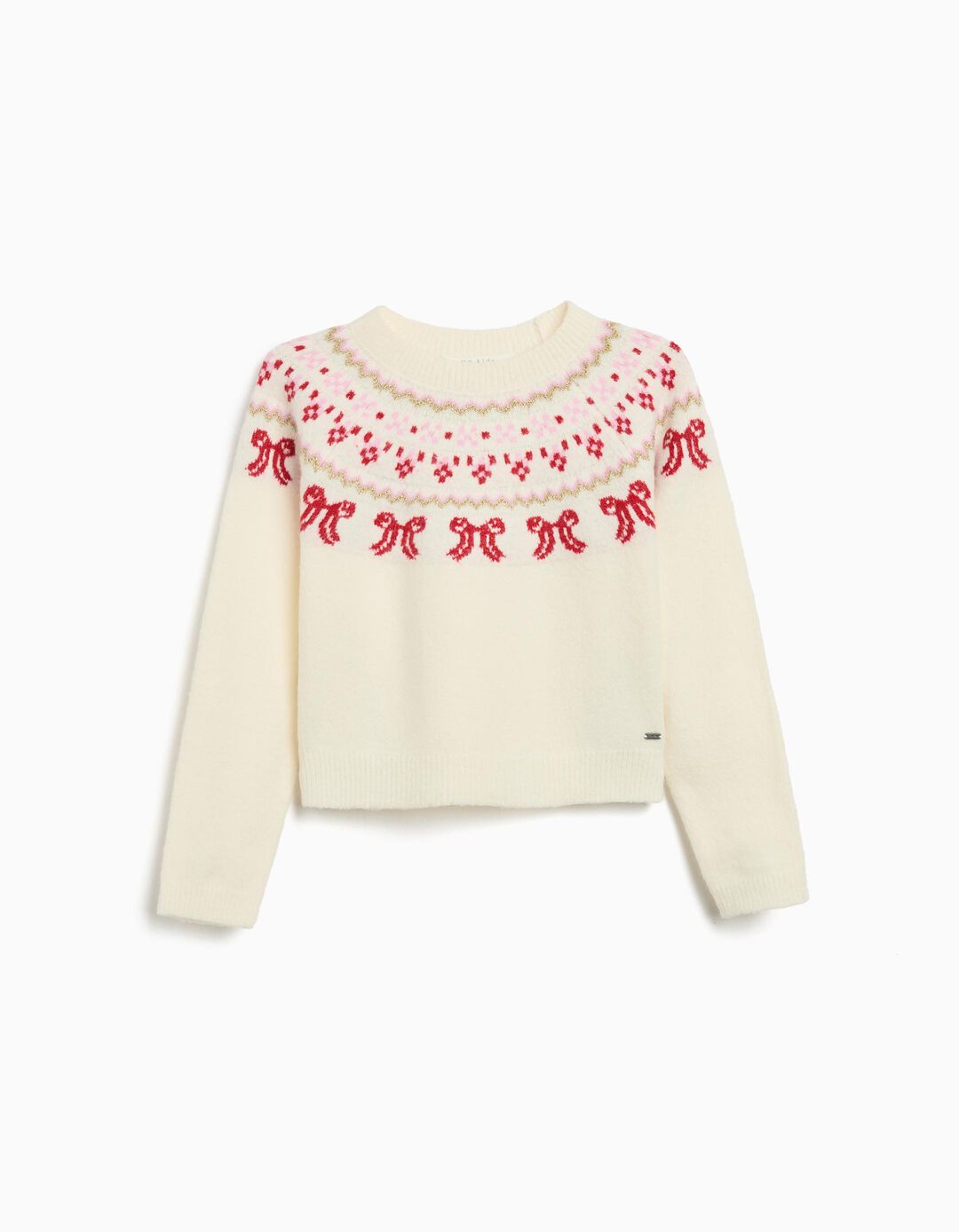 Camisola de Malha, Menina, Branco