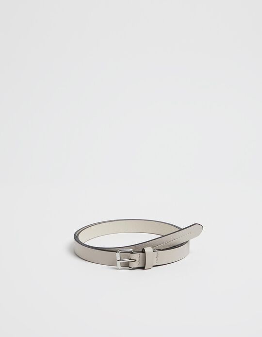 Comprar Online Belt with Zigzag Seams, Woman, White