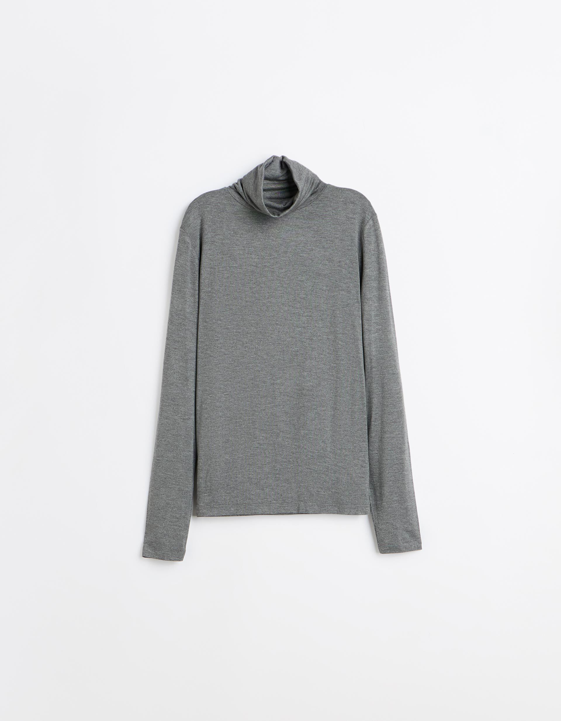 Comprar Online Camisola De Gola Alta, Mulher, Cinzento