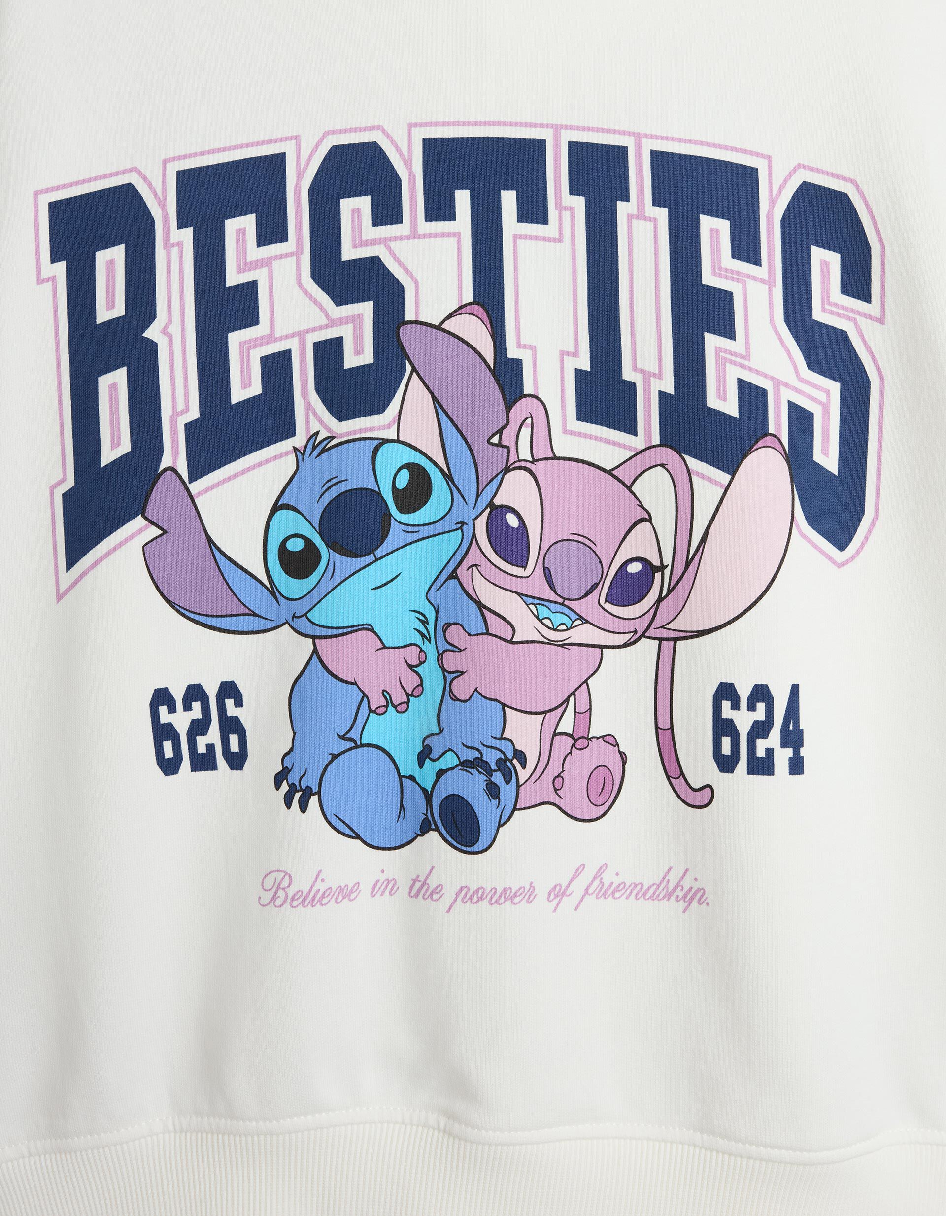 Comprar Online Sweatshirt Capuz 'Stitch' &copy;Disney, Menina, Branco