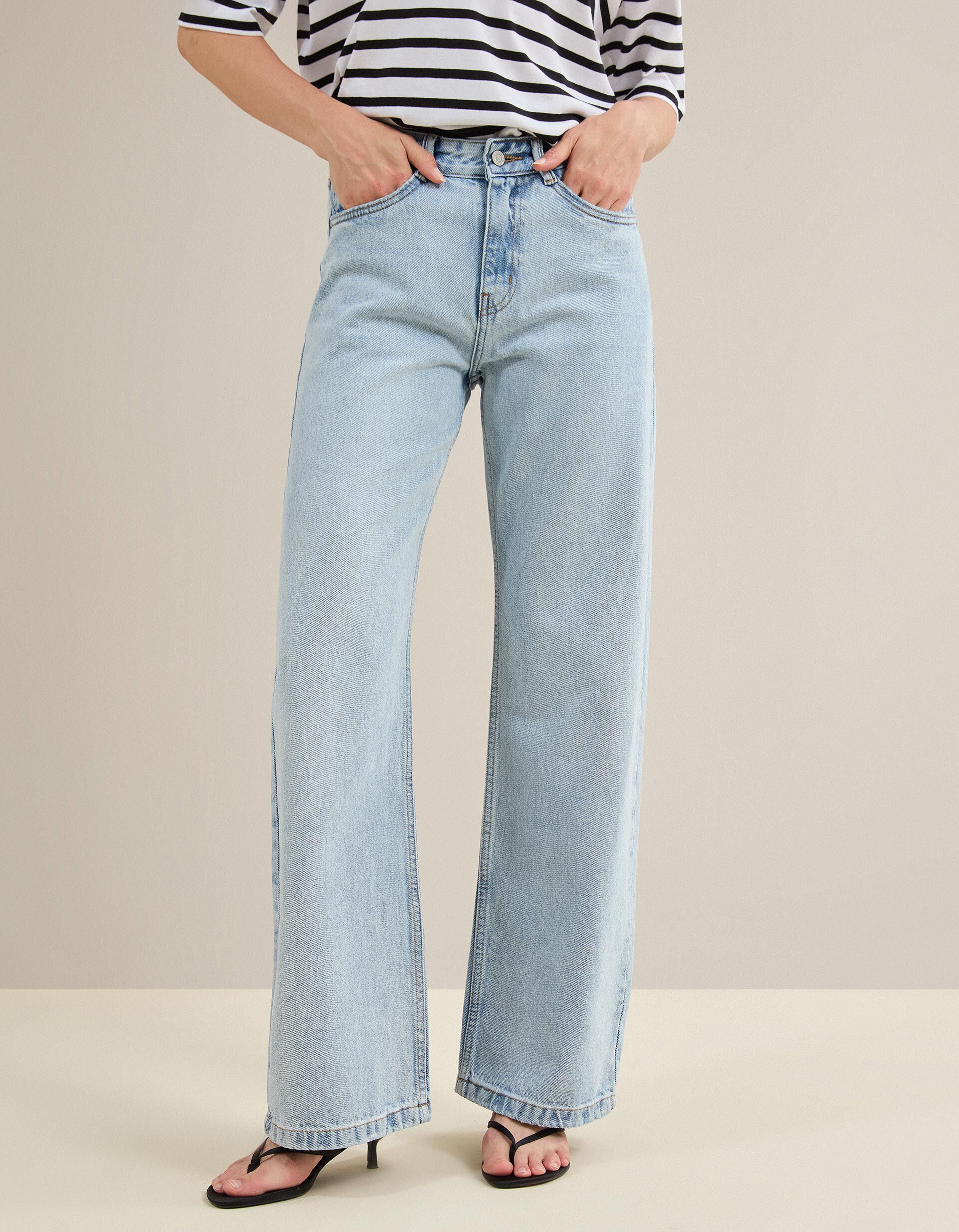 Comprar Online Cal&ccedil;as De Ganga 'Wide Leg', Mulher, Azul Claro