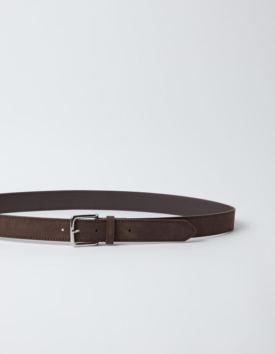 Comprar Online Cinto Efeito Lavado, Homem, Castanho 