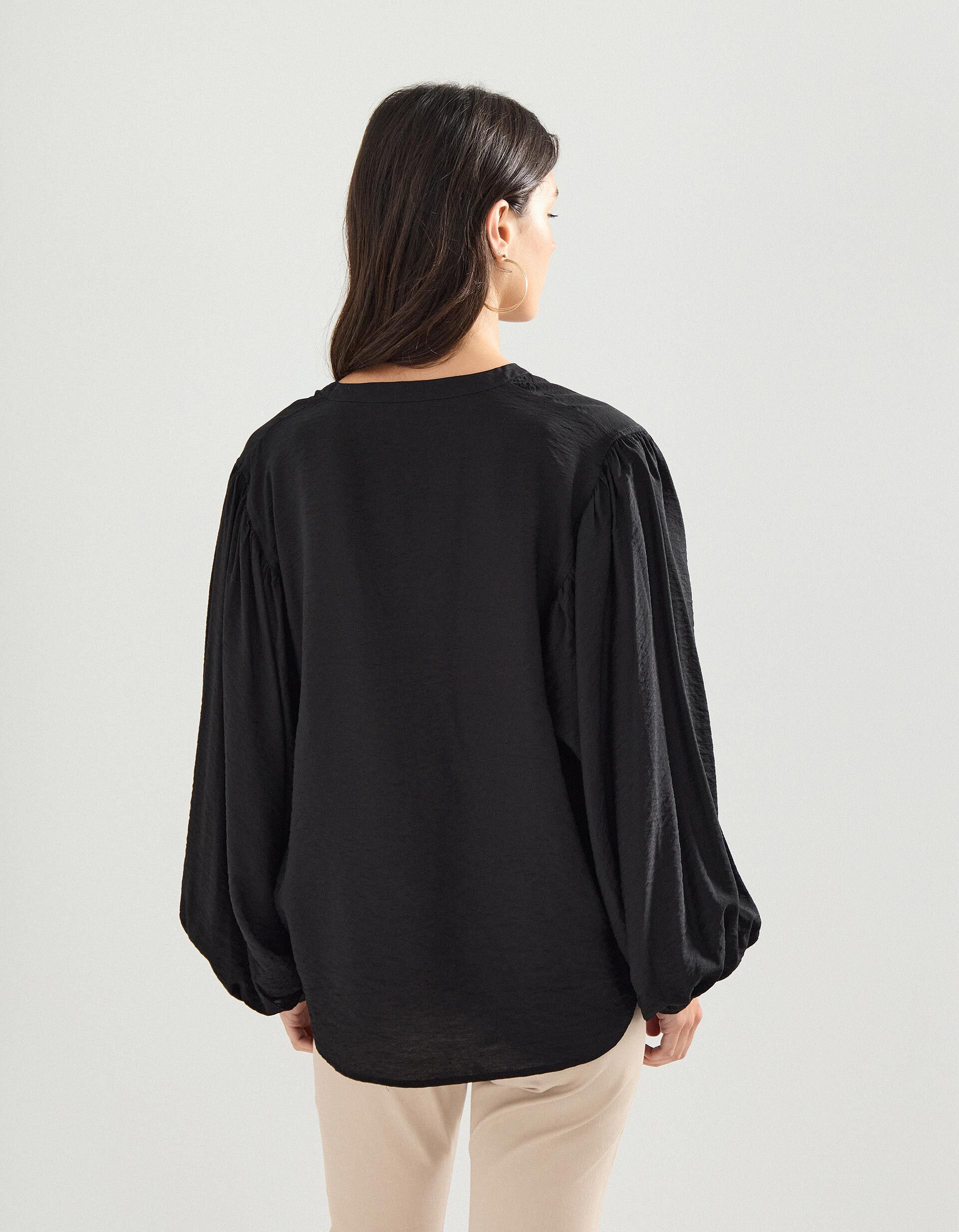Comprar Online Blusa com Viscose, Mulher, Preto