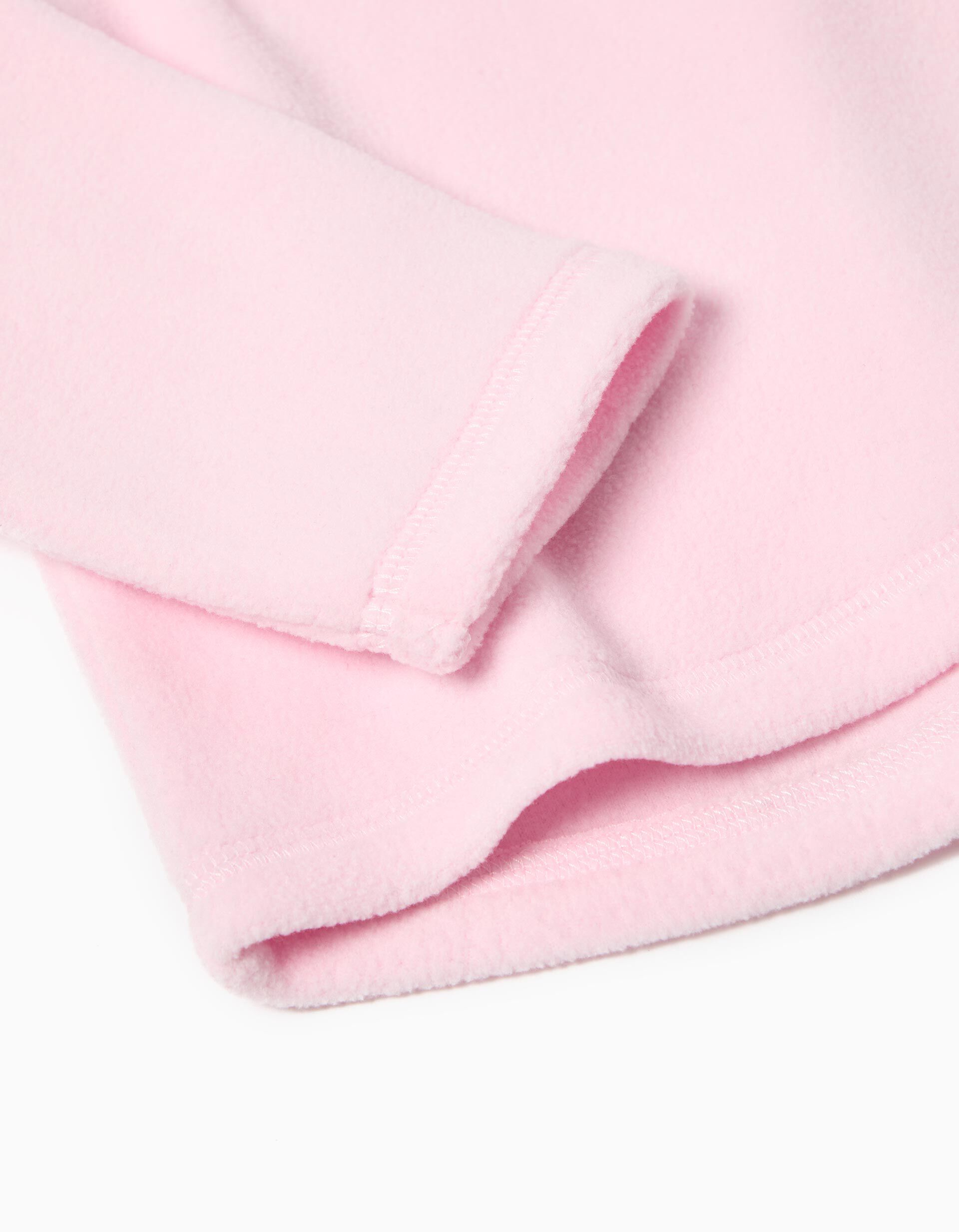Comprar Online Camisola Polar com Fecho, Menina, Rosa Claro