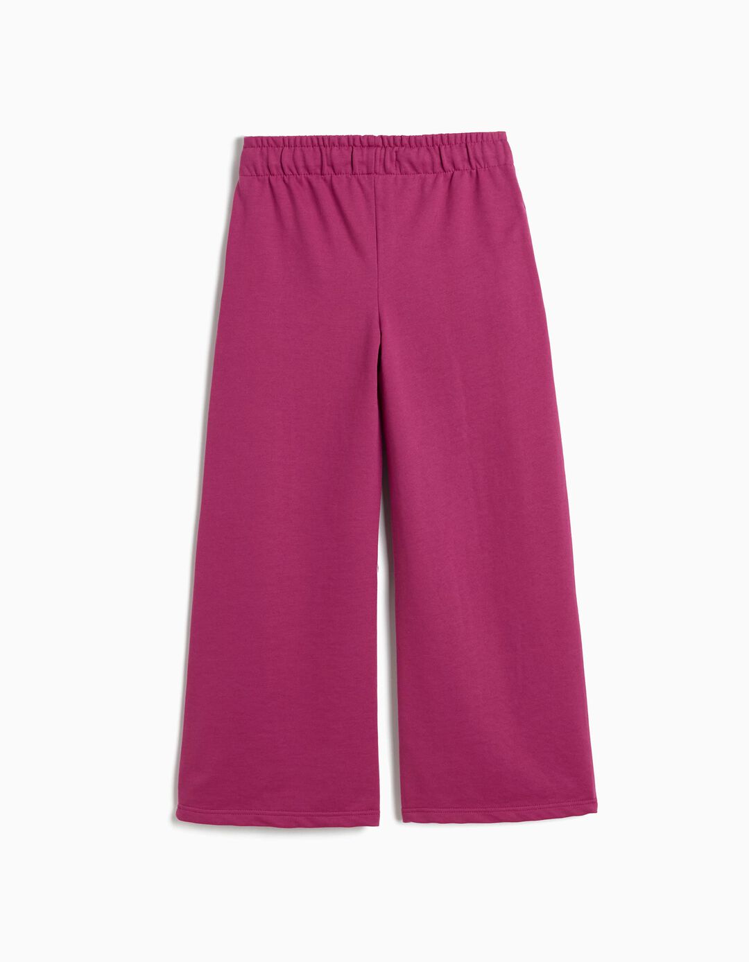 Cal&ccedil;as de Jogging 'Wide Leg', Menina, Rosa Escuro