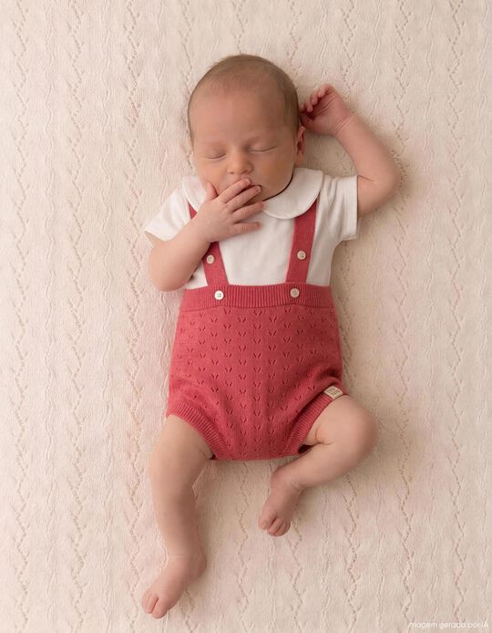 Comprar Online Cal&ccedil;&otilde;es de Malha, Rec&eacute;m-Nascido, Vermelho