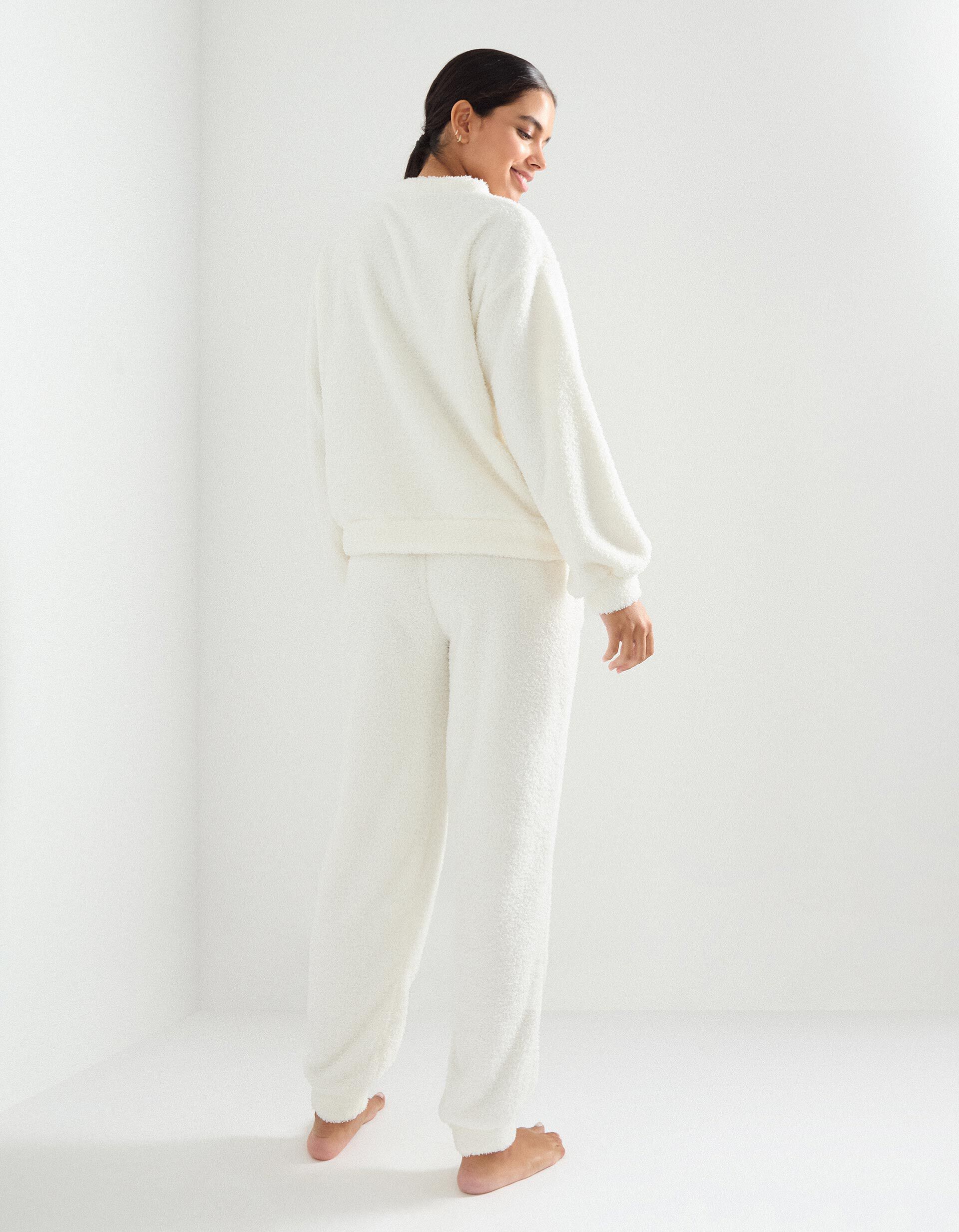 Comprar Online Pijama Boucl&eacute;, Mulher, Branco