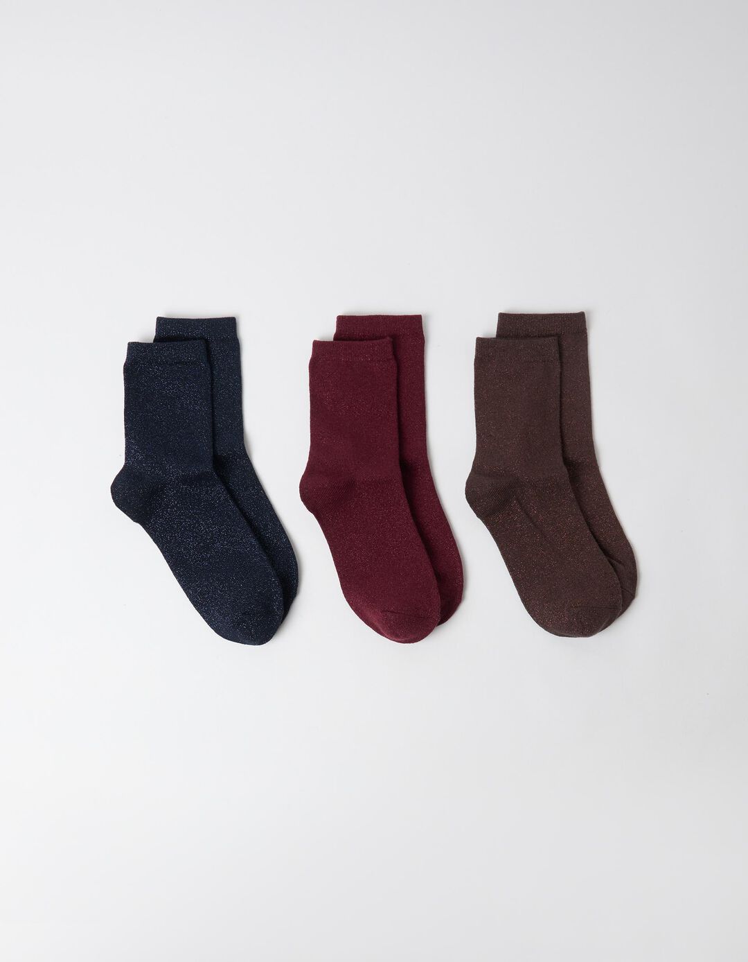 Pack 3 Pares De Meias, Mulher, Azul