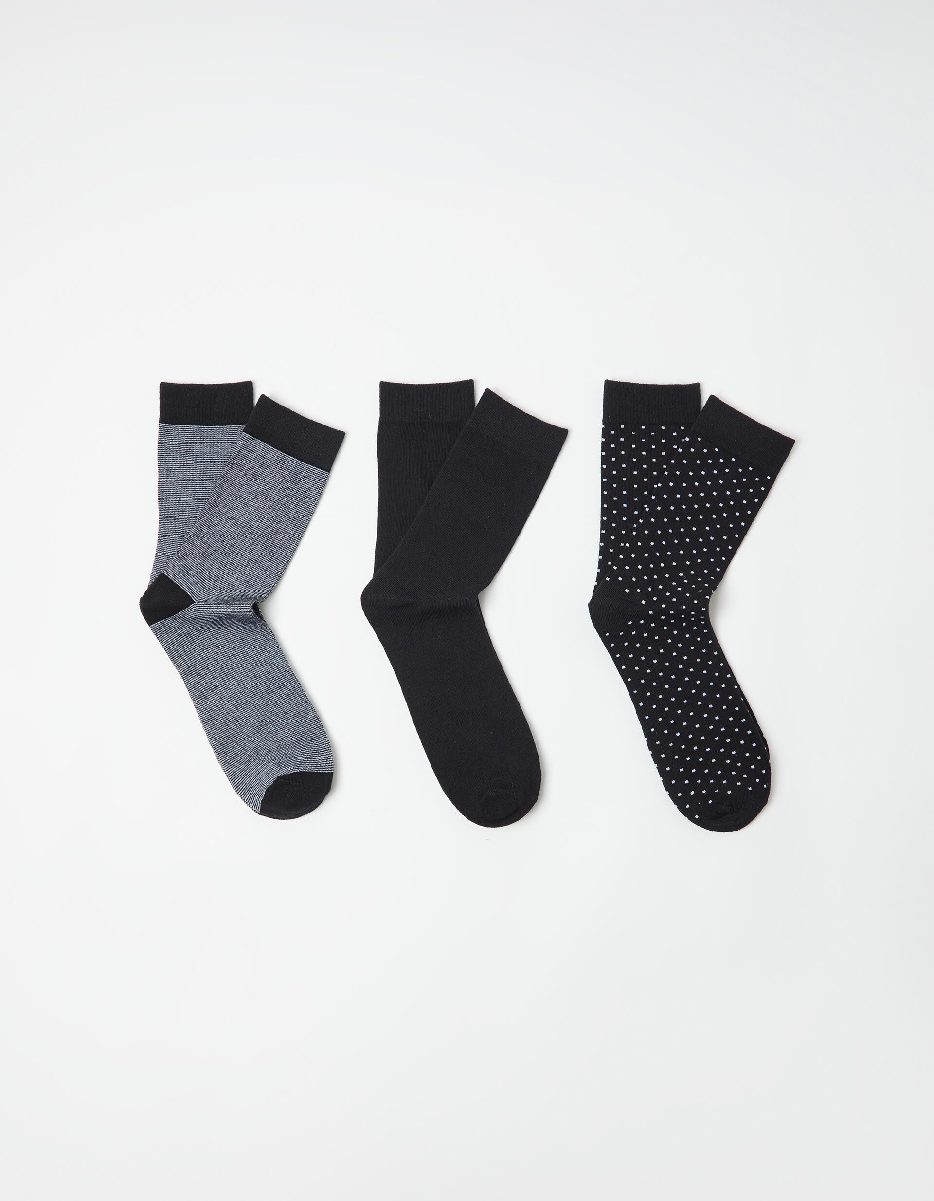 Comprar Online Pack 3 Pares de Meias, Homem, Preto