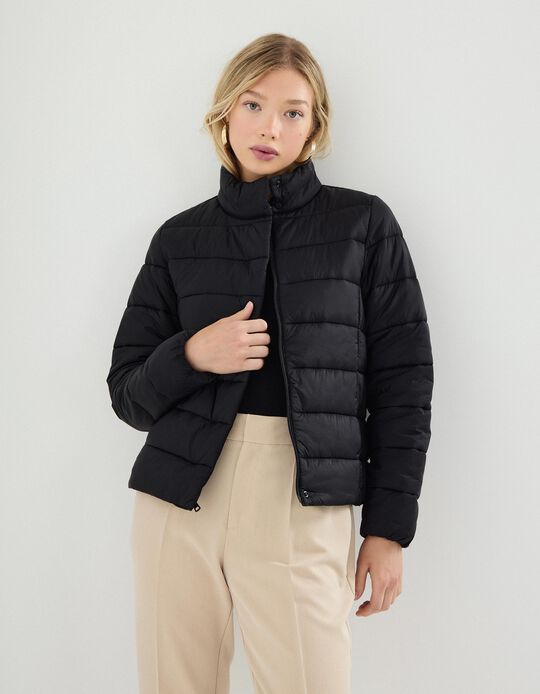 Comprar Online Casaco Acolchoado, Mulher, Preto