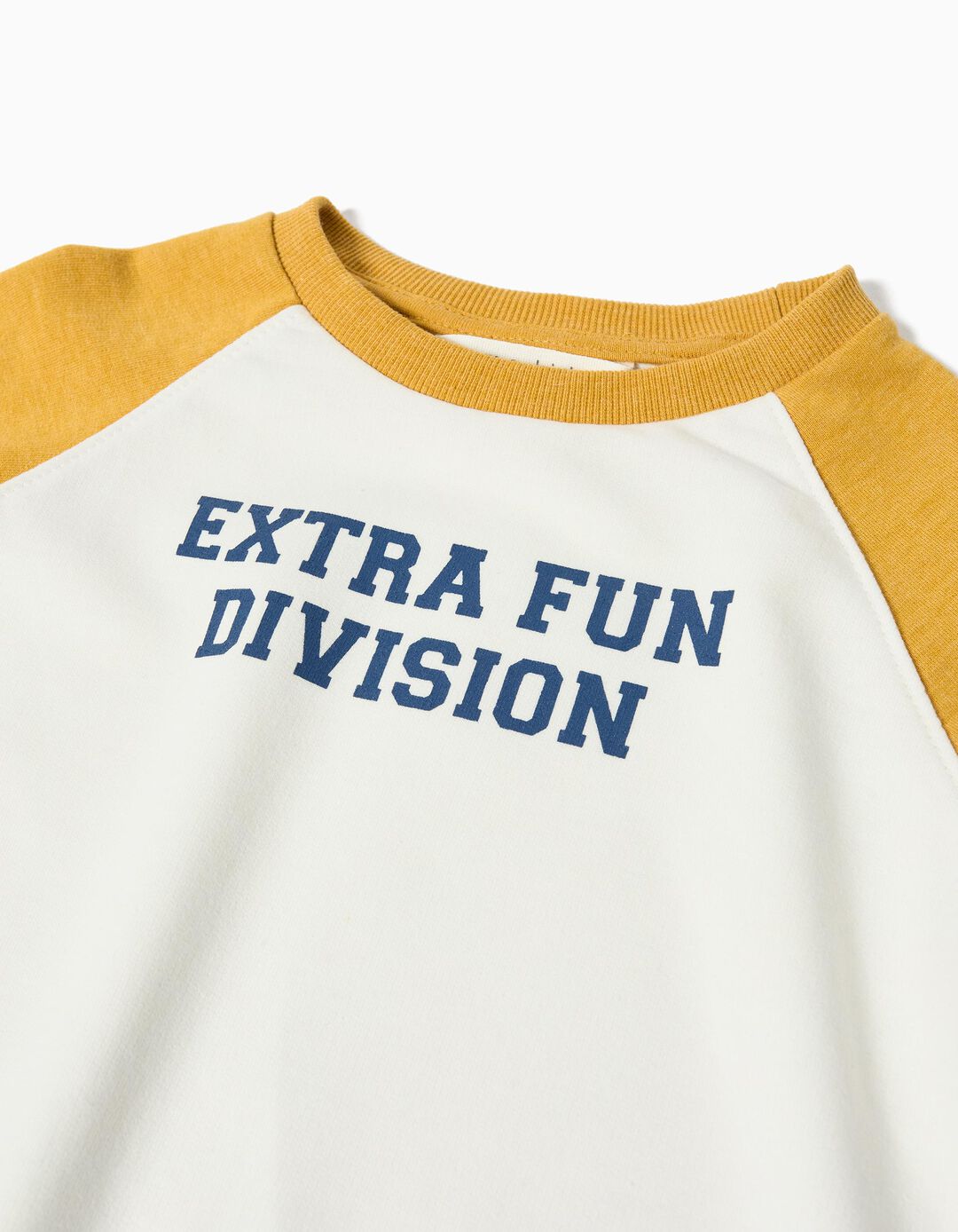 Sweatshirt de Felpa, Menino, Amarelo
