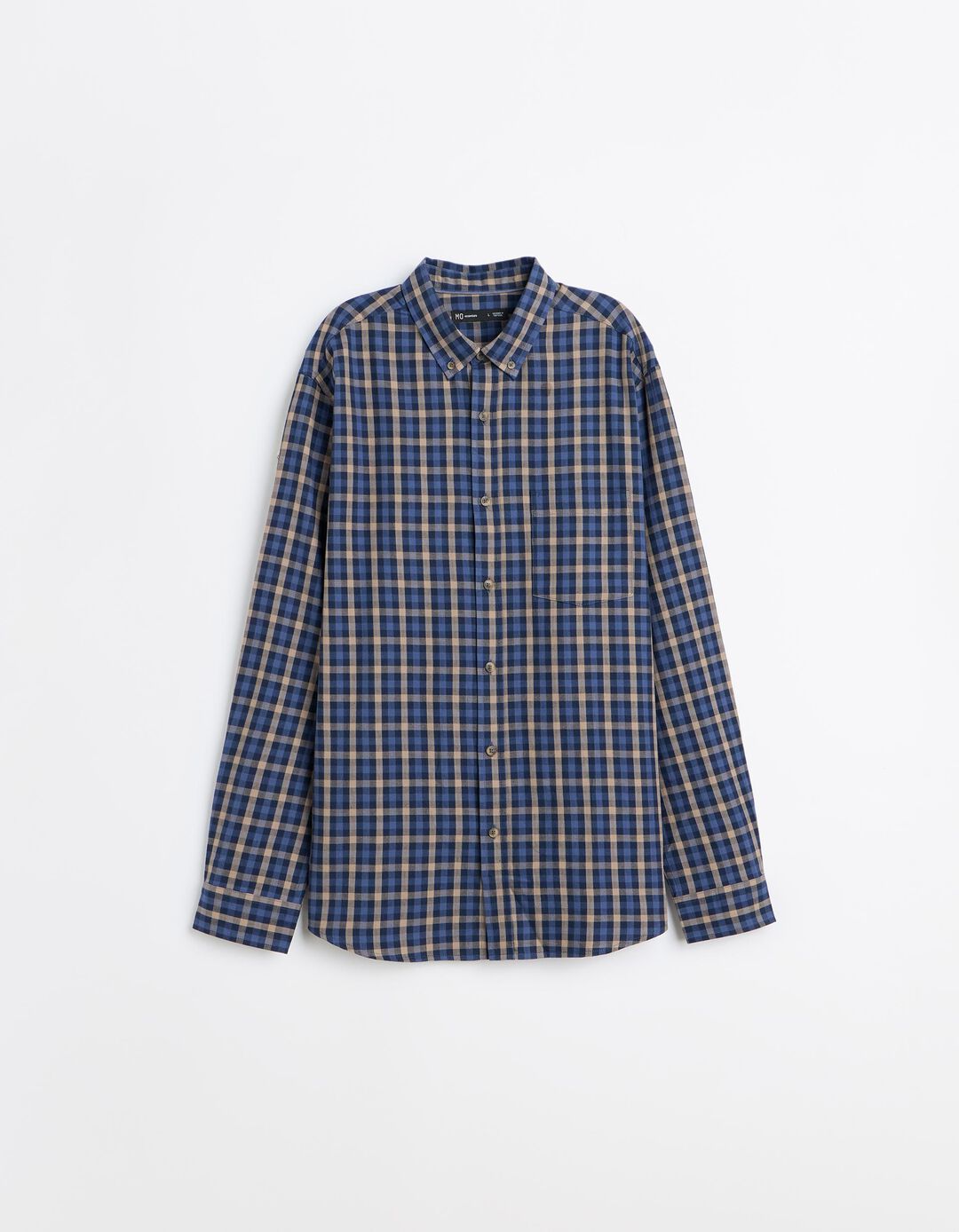 Camisa Xadrez, Homem, Azul