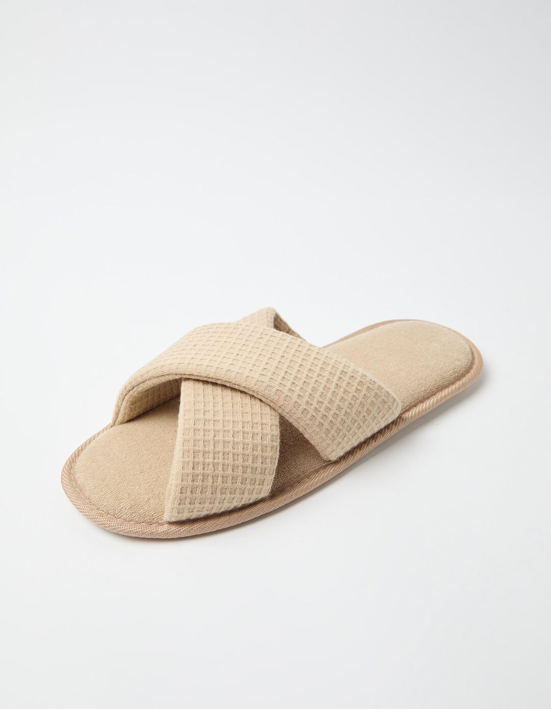 Chinelos De Quarto, Mulher, Bege