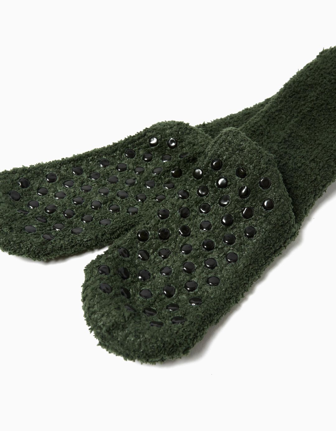 Meias Antiderrapantes, Menino, Verde Escuro