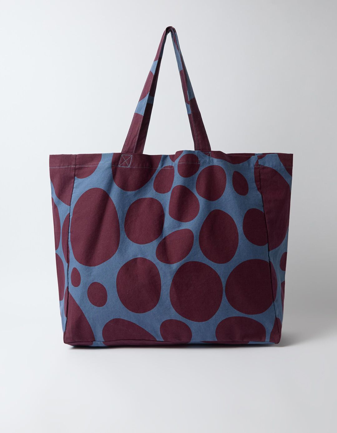 Tote Bag &Agrave;s Bolinhas, Mulher, Azul
