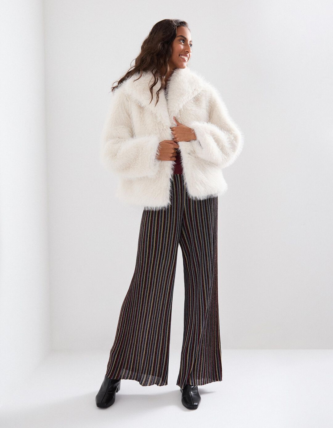 Calças de Malha, Mulher, Roxo