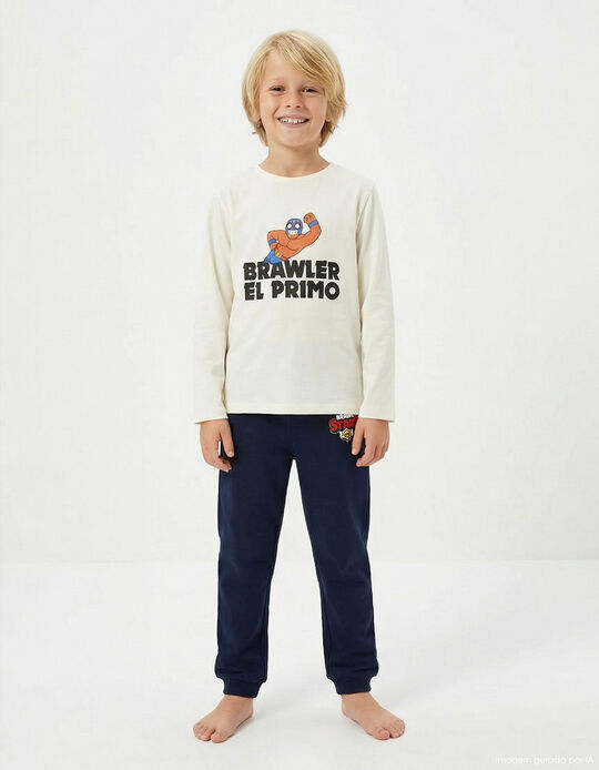 Comprar Online Pijama 'Brawl Stars', Menino, Branco 