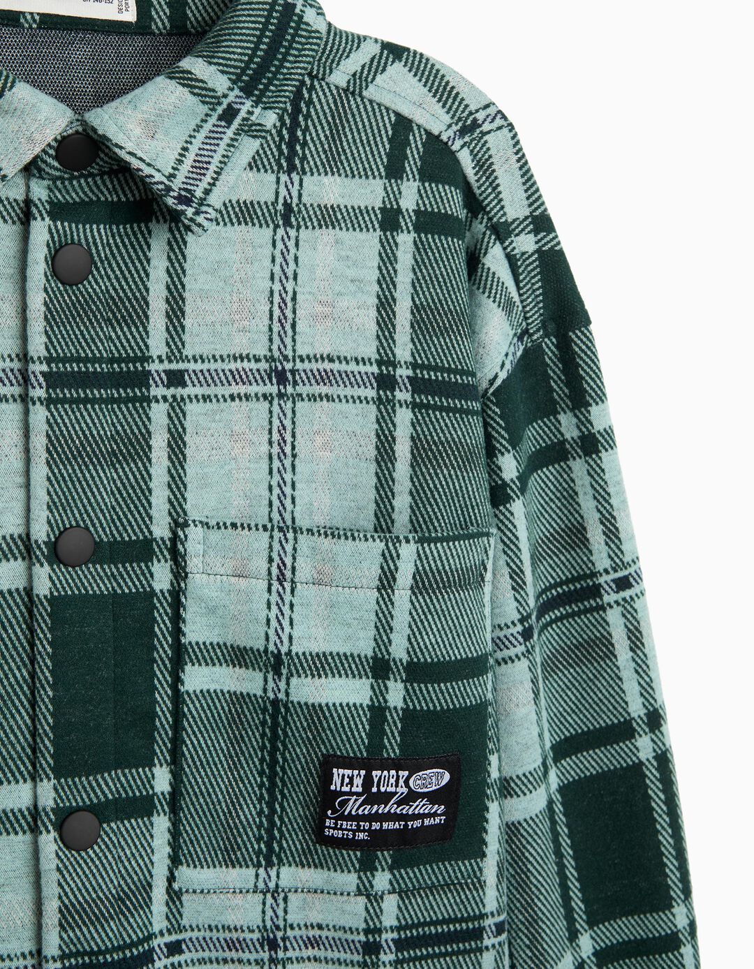 Camisa Xadrez, Menino, Verde Escuro