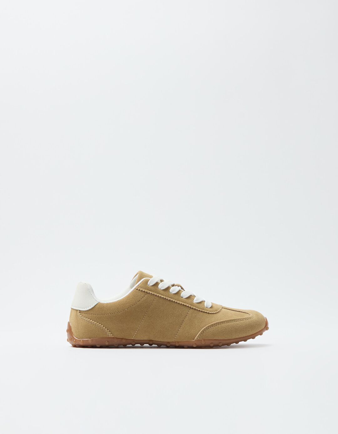 Sapatilhas Retro, Mulher, Bege 