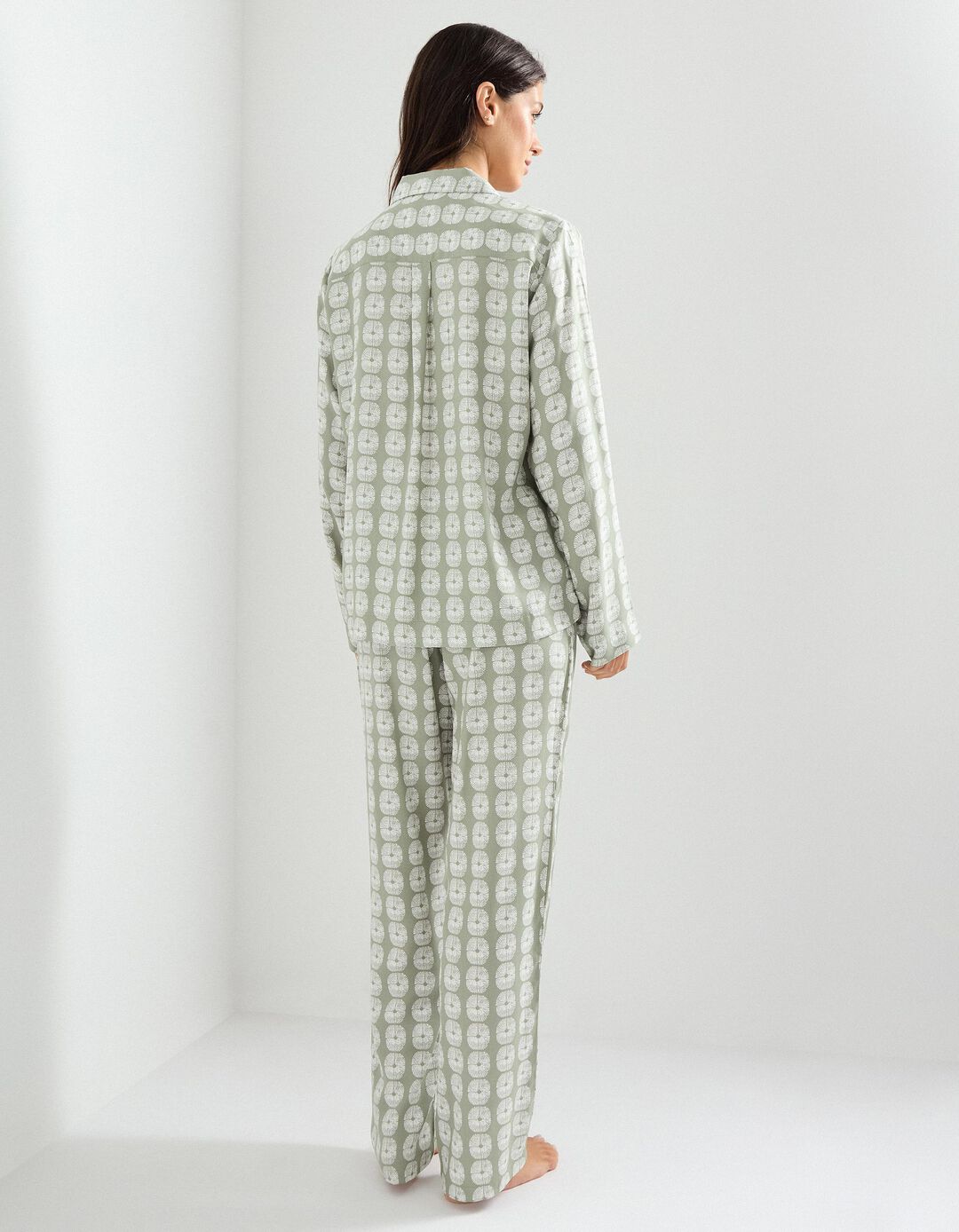 Pijama Viscose, Mulher, Cinzento Claro 