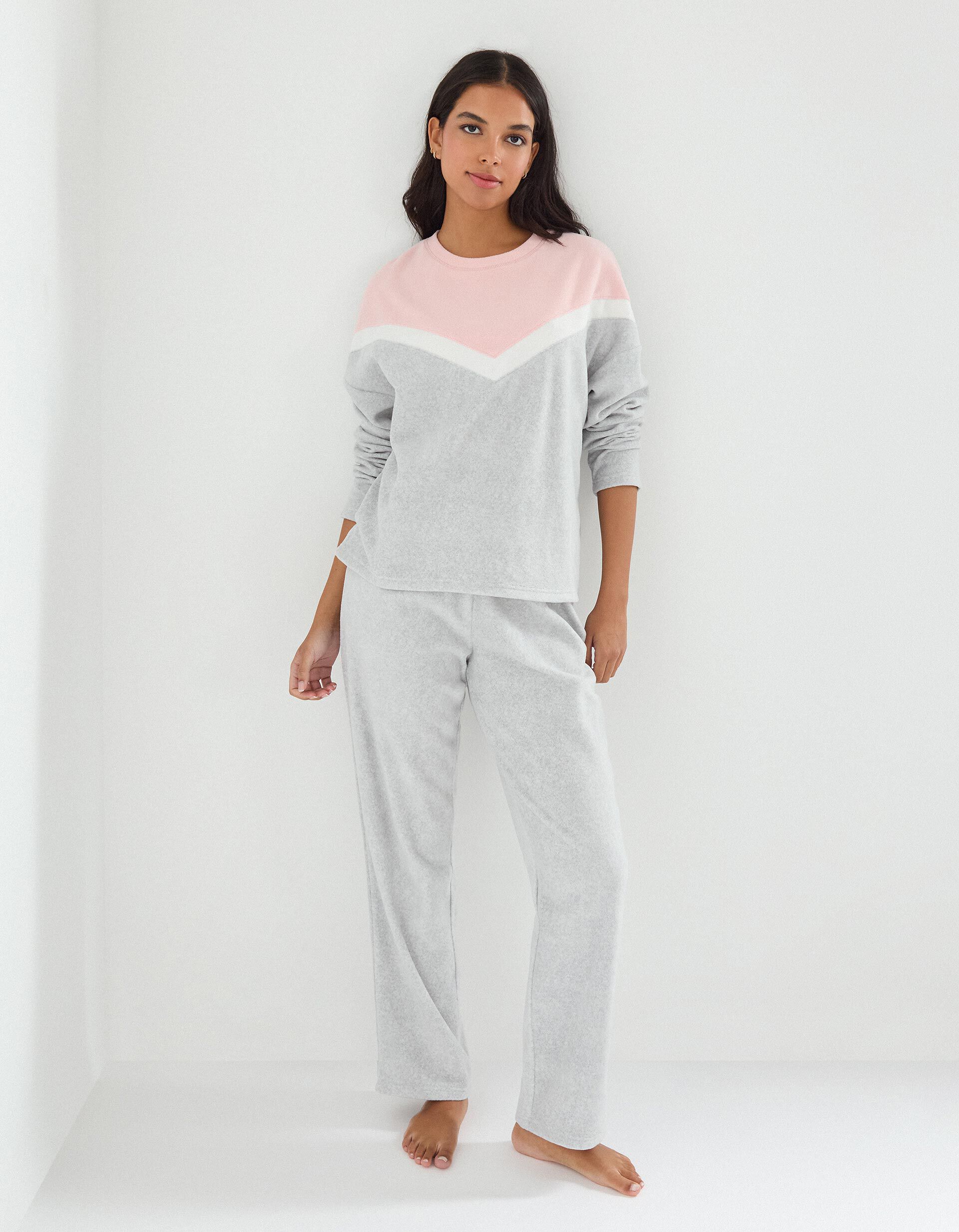 Comprar Online Pijama Polar, Mulher, Cinzento Claro 