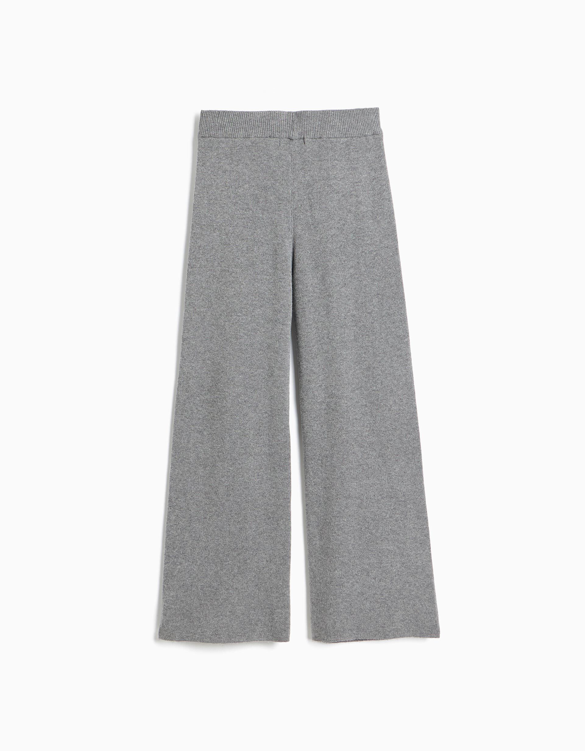 Comprar Online Cal&ccedil;as De Malha 'Wide Leg', Menina, Cinzento