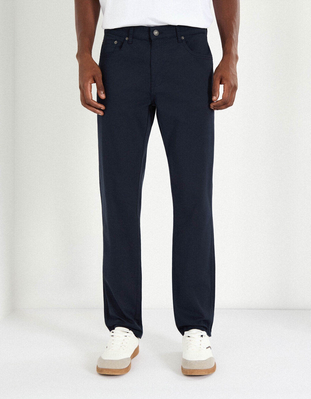 Calças 'Slim Fit', Homem, Azul Escuro