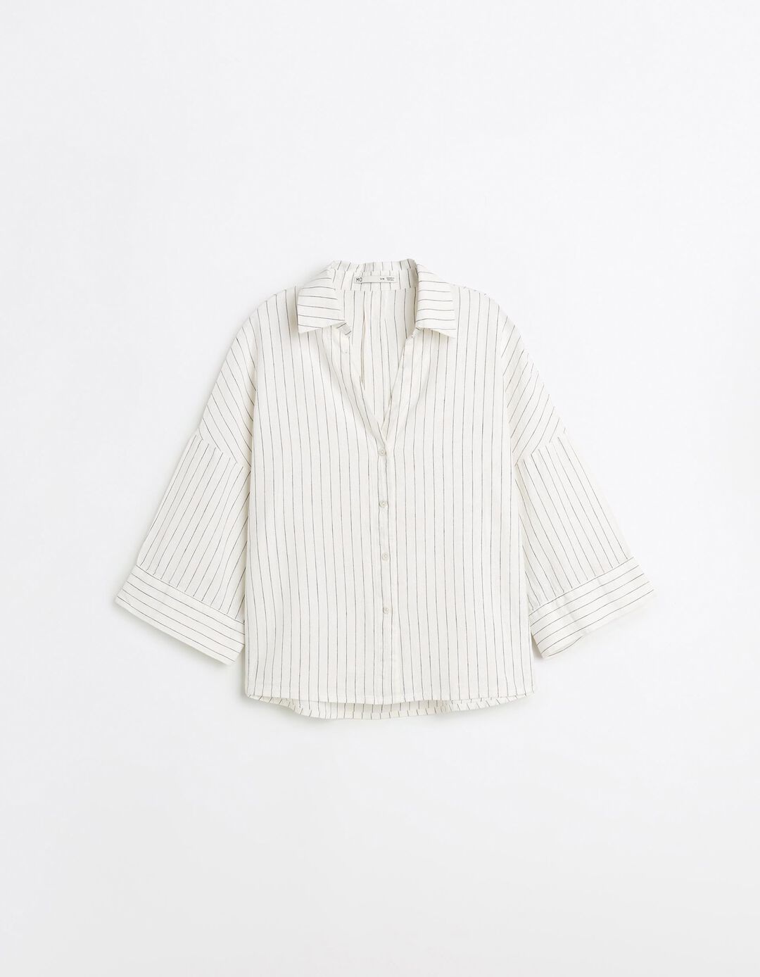 Camisa com Linho, Mulher, Bege Claro