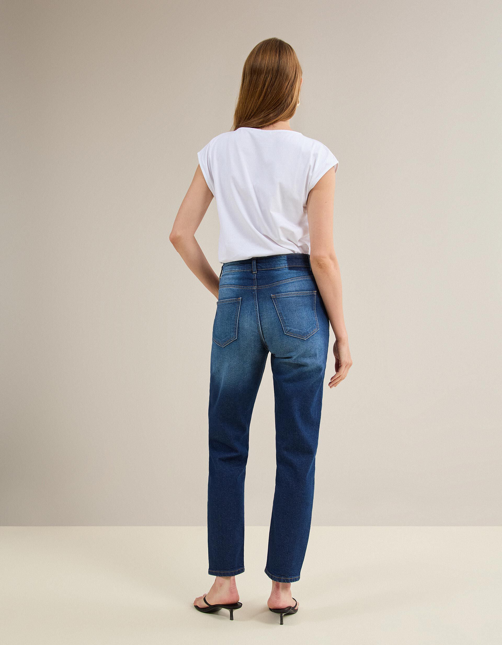Comprar Online Cal&ccedil;as de Ganga 'Tapered Mom Fit', Mulher, Azul Escuro
