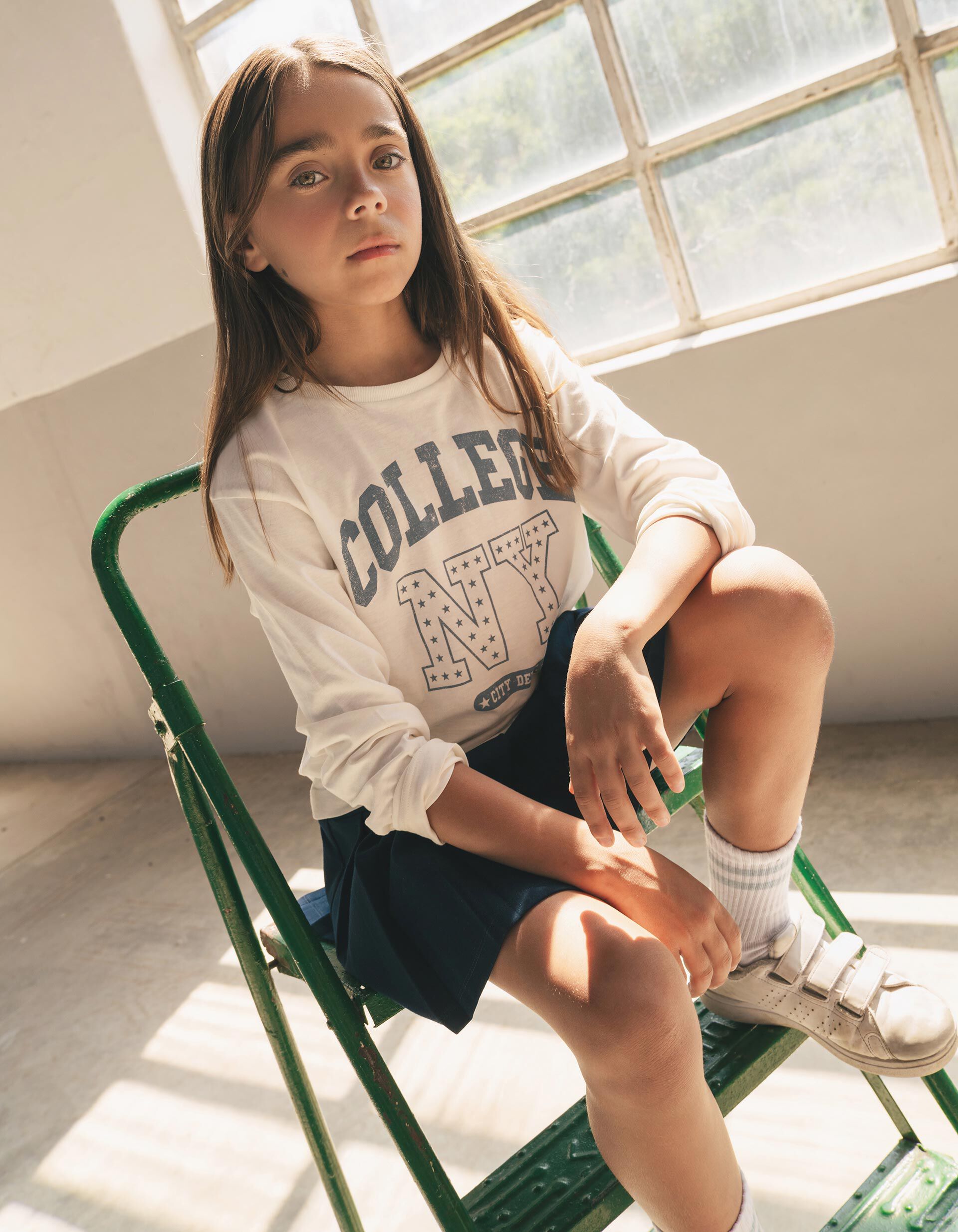 Pack 2 T-shirts, Menina, Branco
