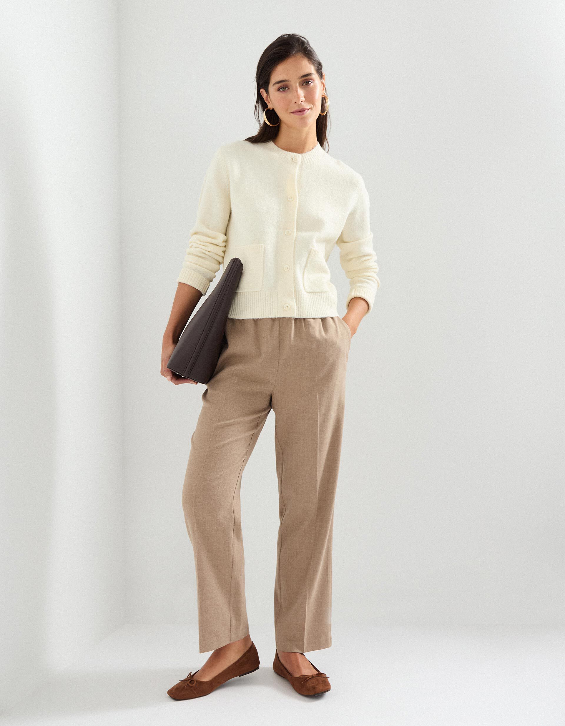 Comprar Online Cal&ccedil;as, Mulher, Bege Escuro 