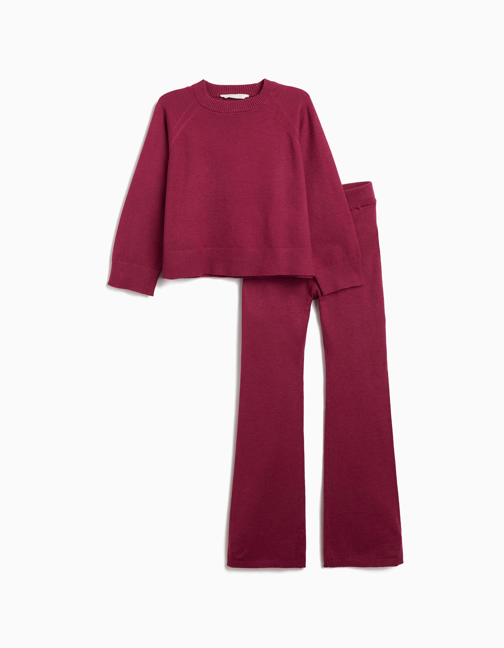 Comprar Online Conjunto de Malha, Menina, Vermelho Escuro