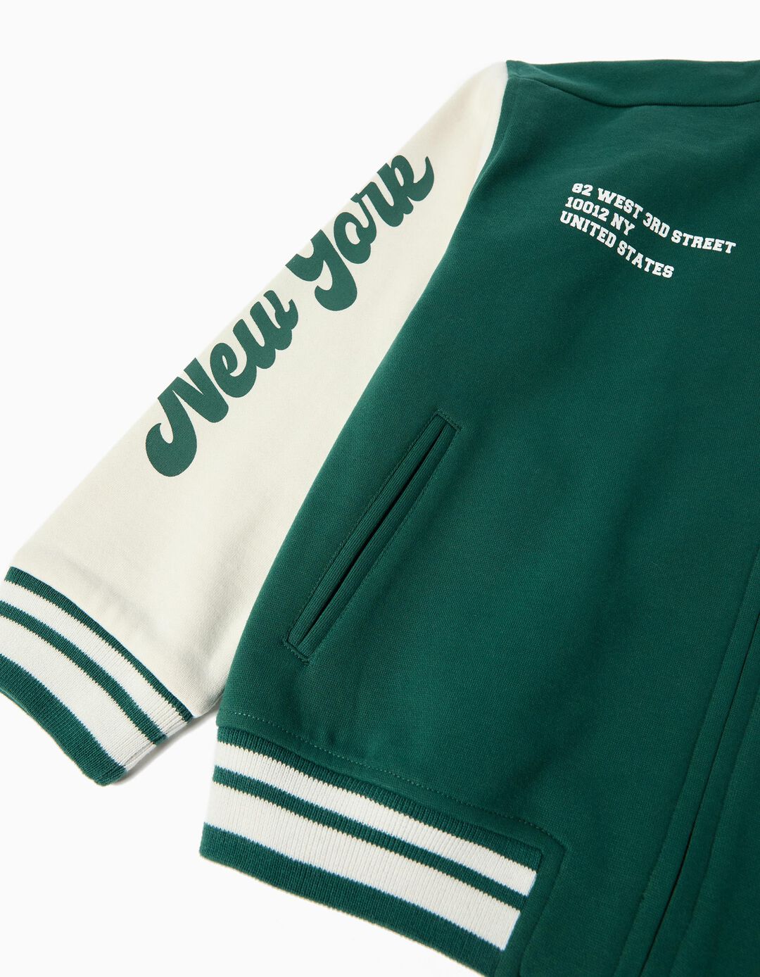 Casaco Bomber, Menino, Verde