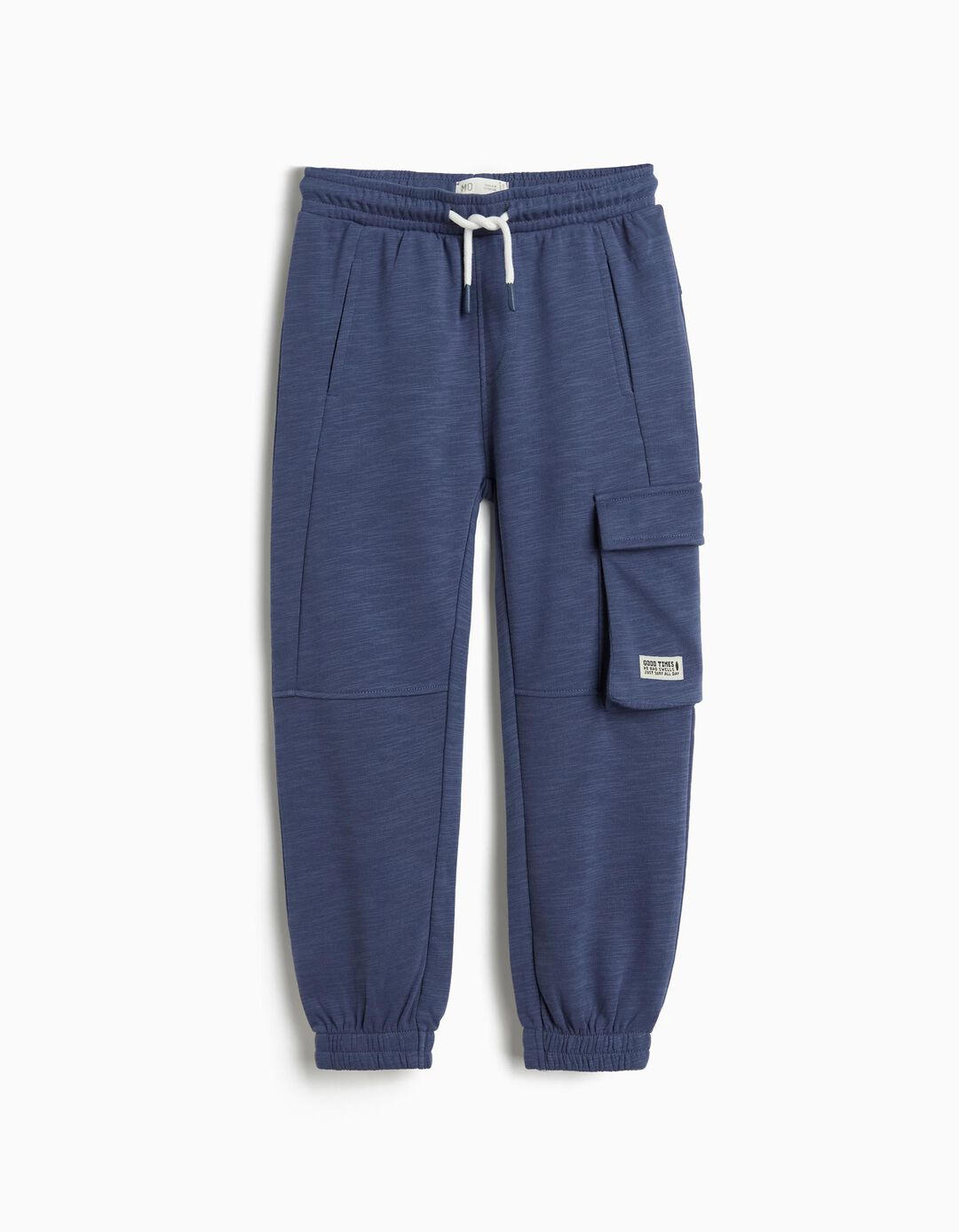 Cal&ccedil;as de Felpa, Menino, Azul Escuro