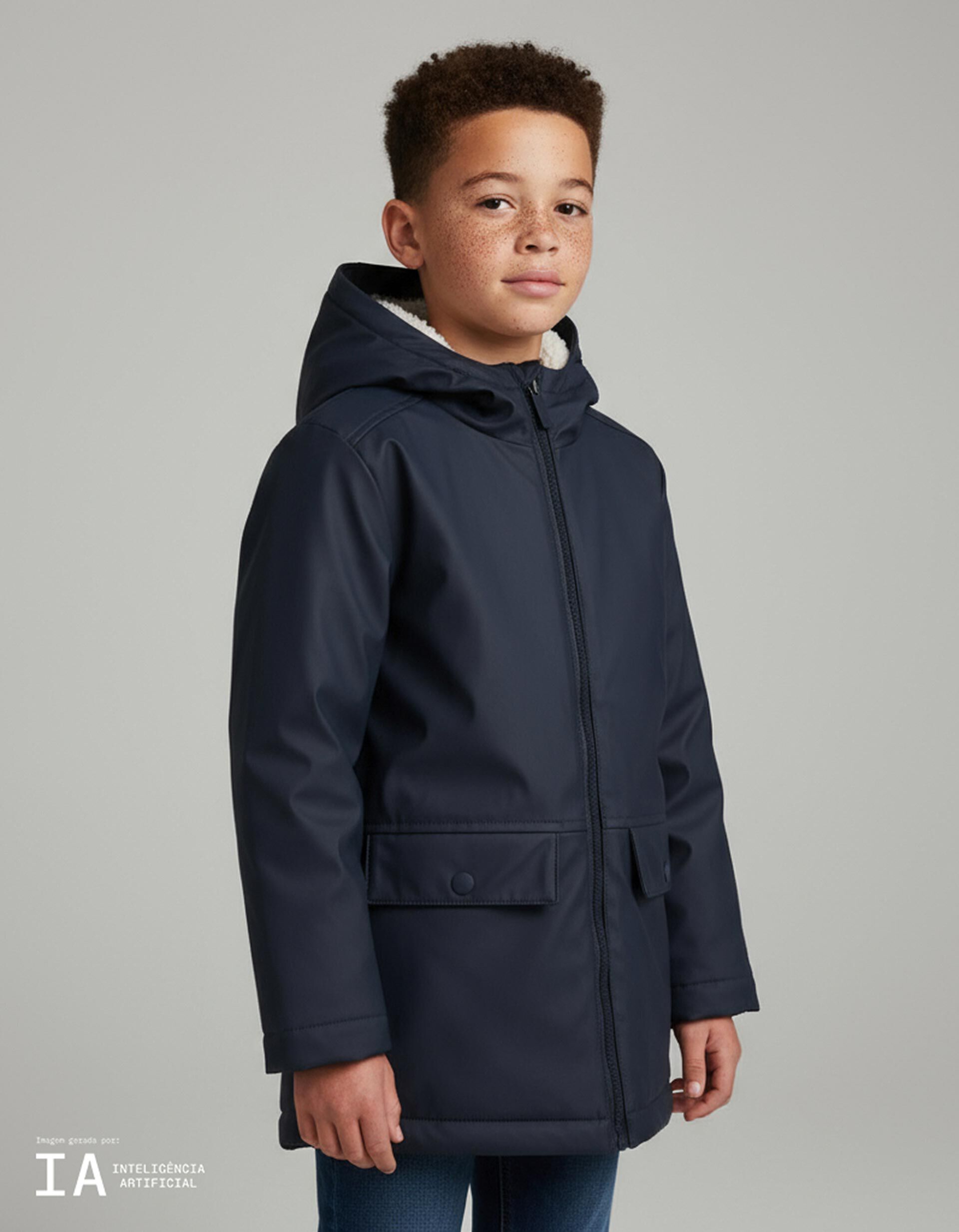 Comprar Online Casaco Imperme&aacute;vel, Menino, Azul Escuro