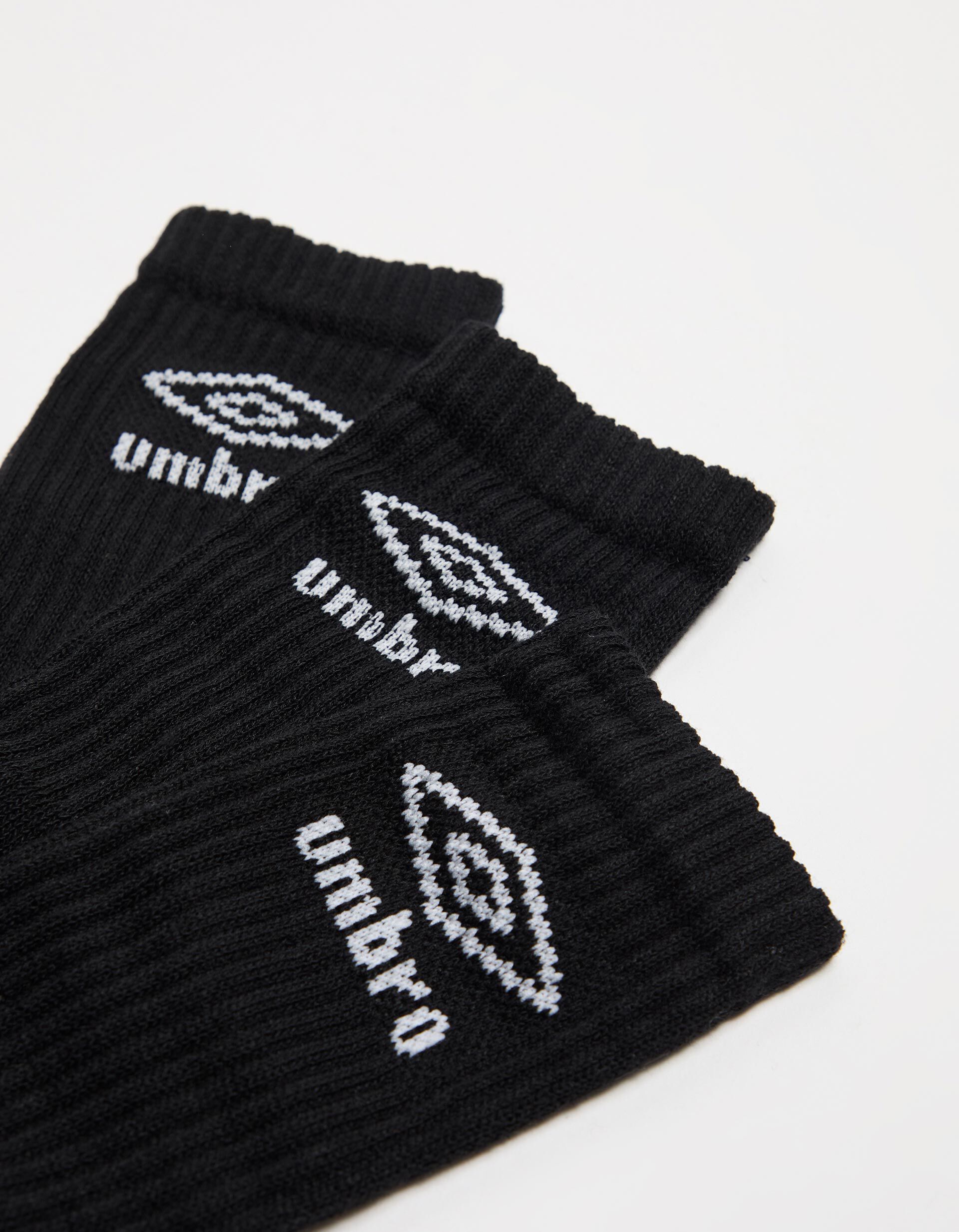 Comprar Online Pack 3 Pares de Meias 'Umbro', Homem, Preto