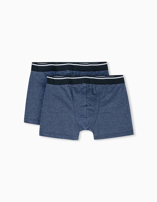 2 Pairs of Assorted Stretch Boxers for Men