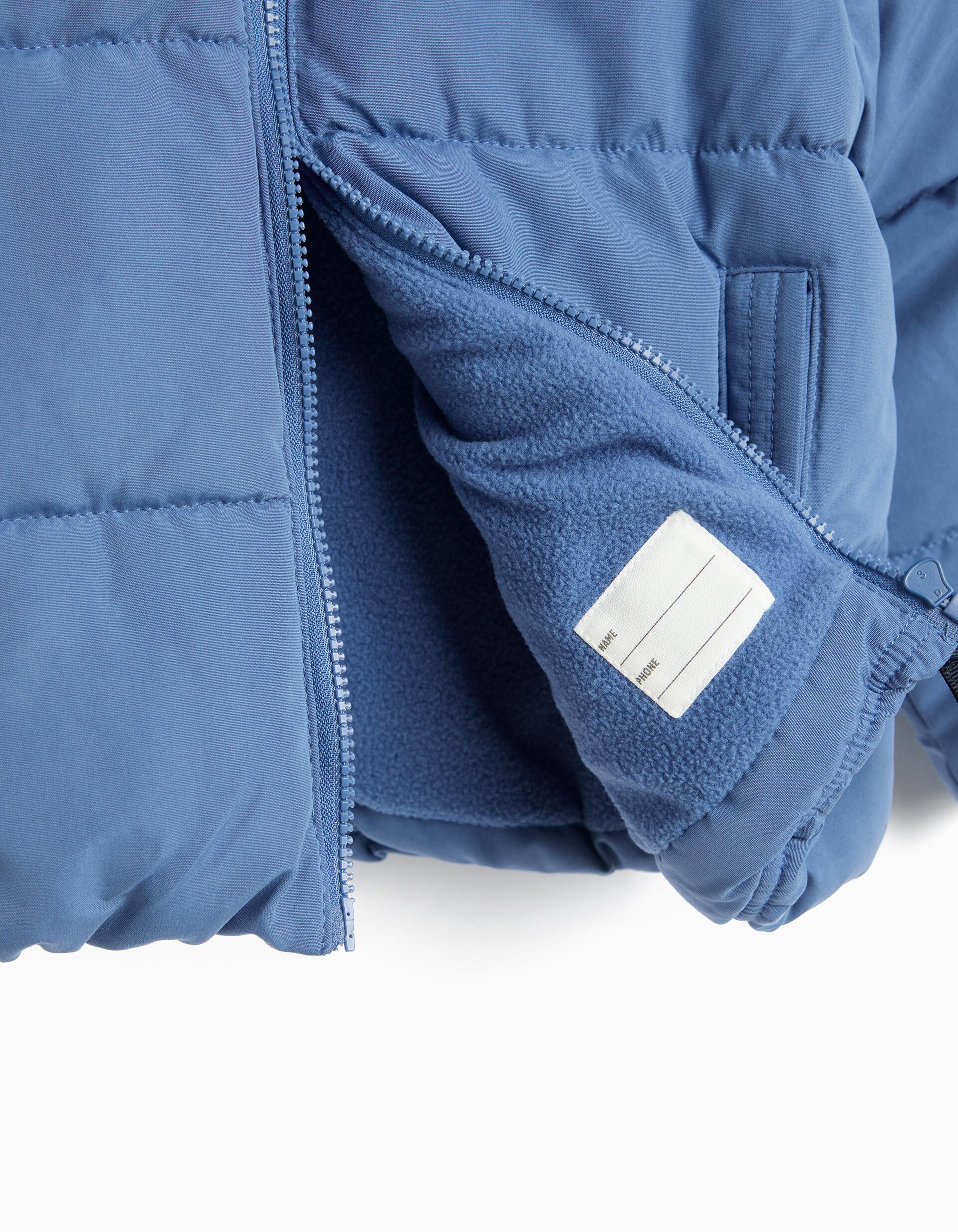 Comprar Online Casaco Acolchoado Com Capuz, Menino, Azul