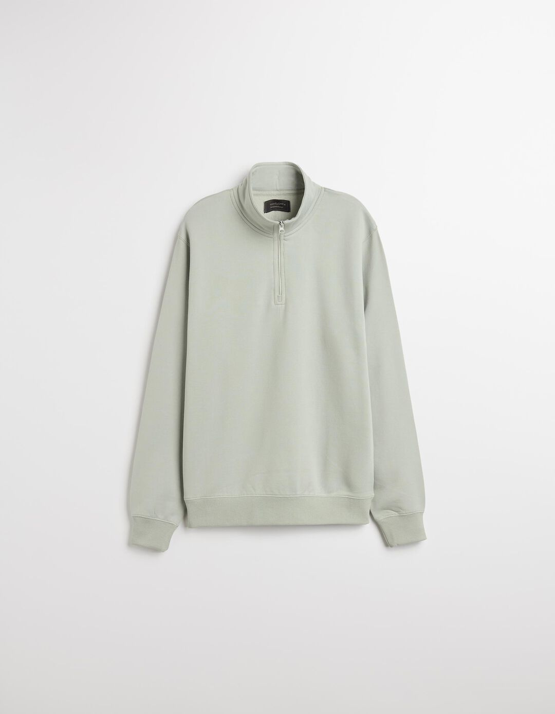 Sweatshirt com Fecho, Homem, Verde Claro