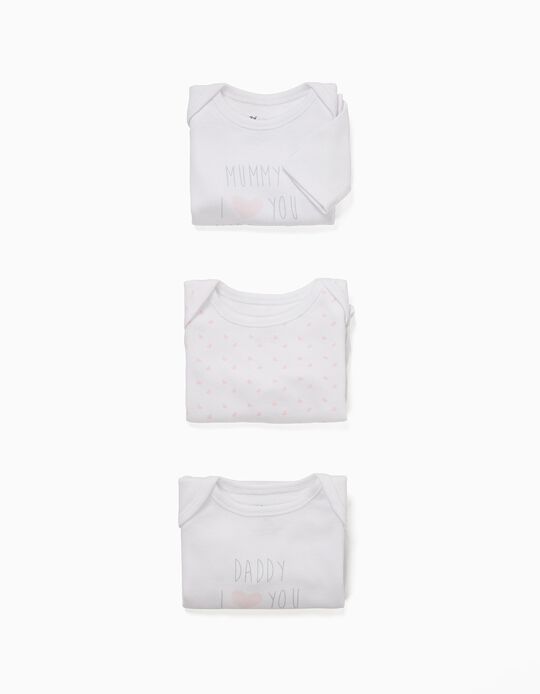 Pack 3 Bodies de Manga Comprida Mum & Dad