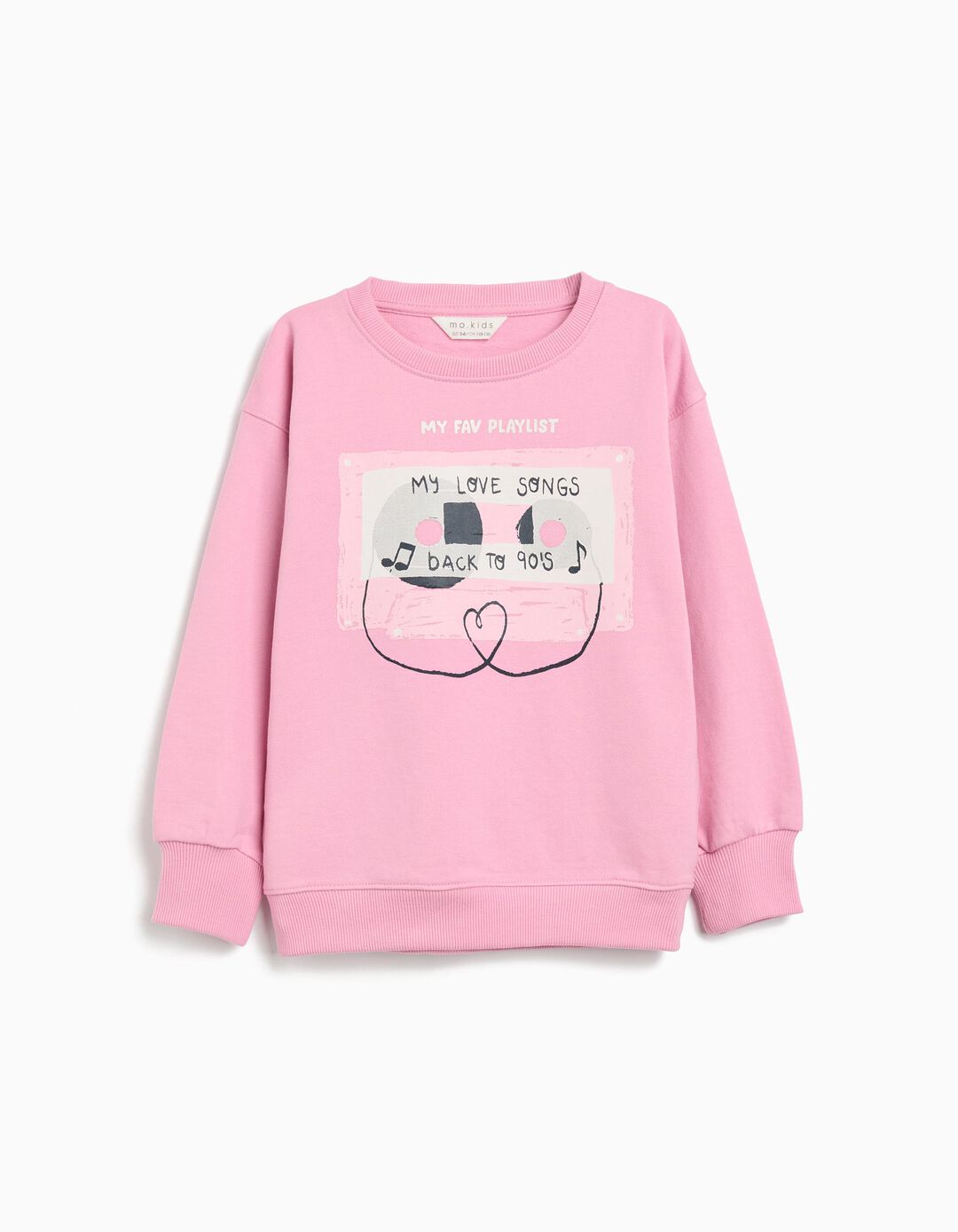 Sweatshirt de Felpa, Menina, Rosa