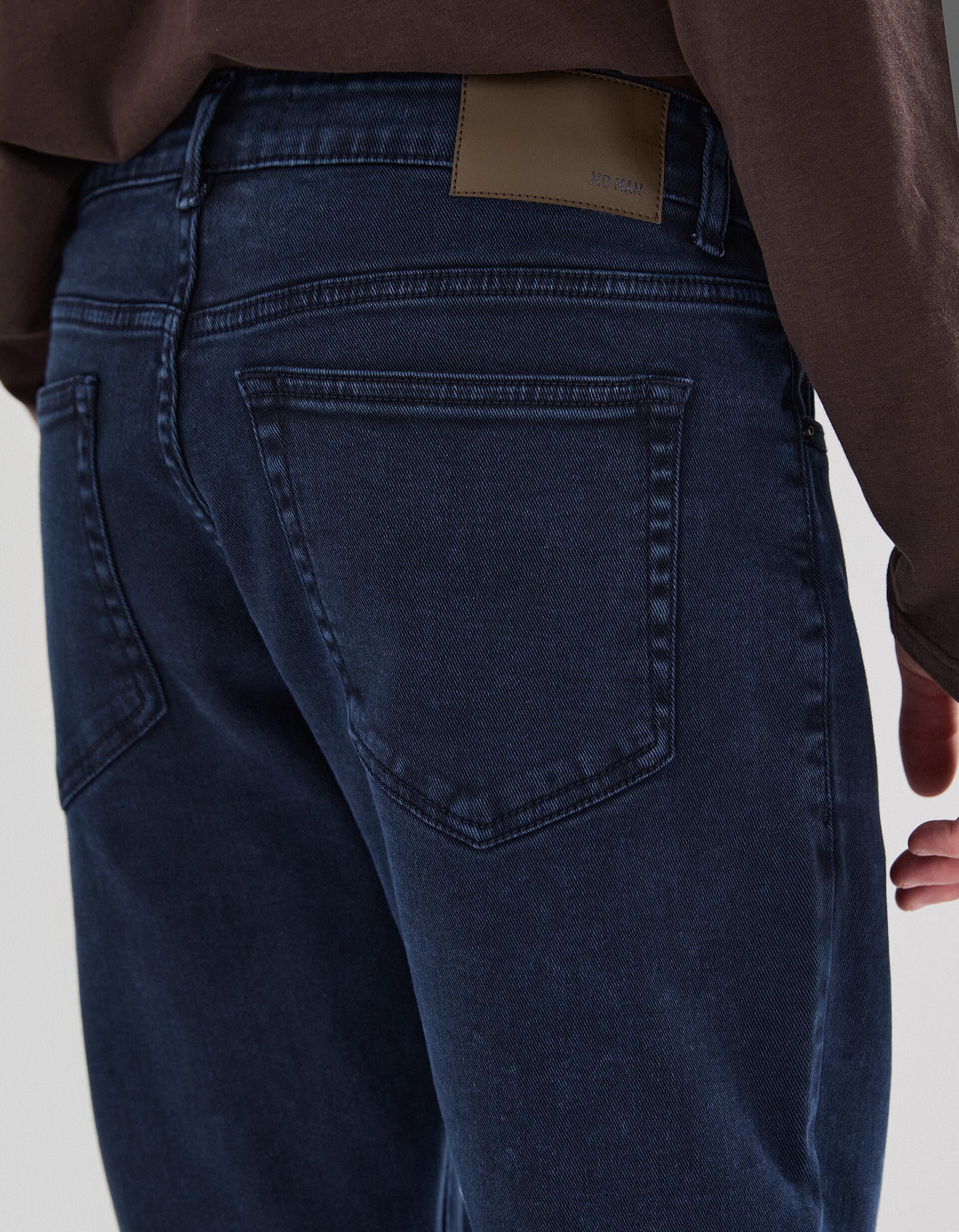 Comprar Online Cal&ccedil;as 'Slim Fit', Homem, Azul Escuro