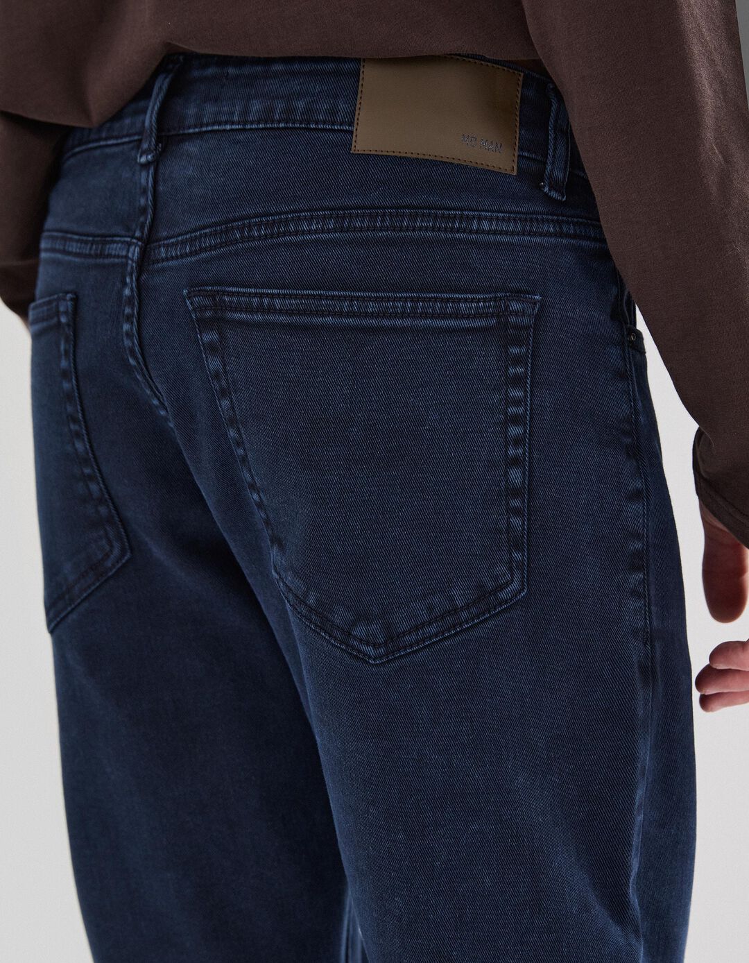 Cal&ccedil;as 'Slim Fit', Homem, Azul Escuro