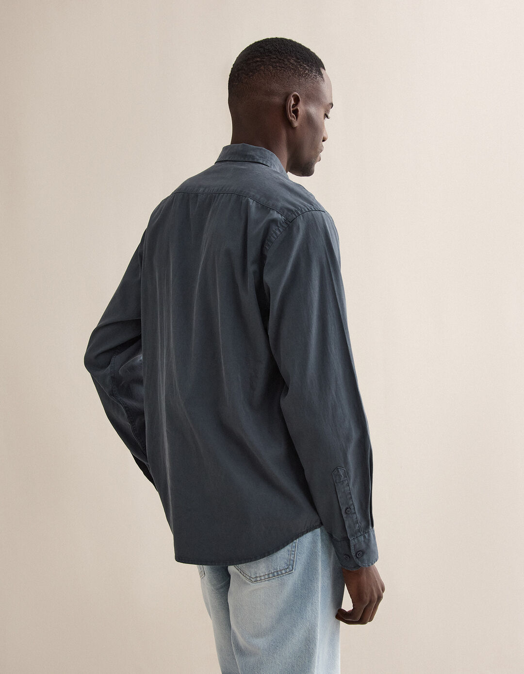 Camisa Liocel, Homem, Azul Escuro